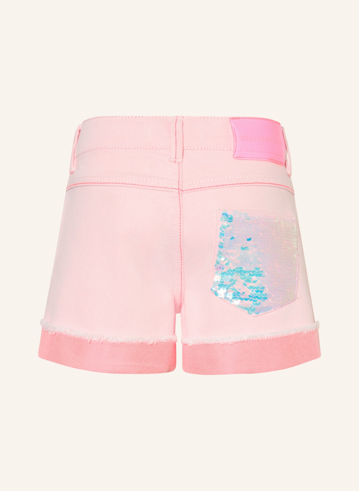 Billieblush Short en jean: ROSE CLAIR