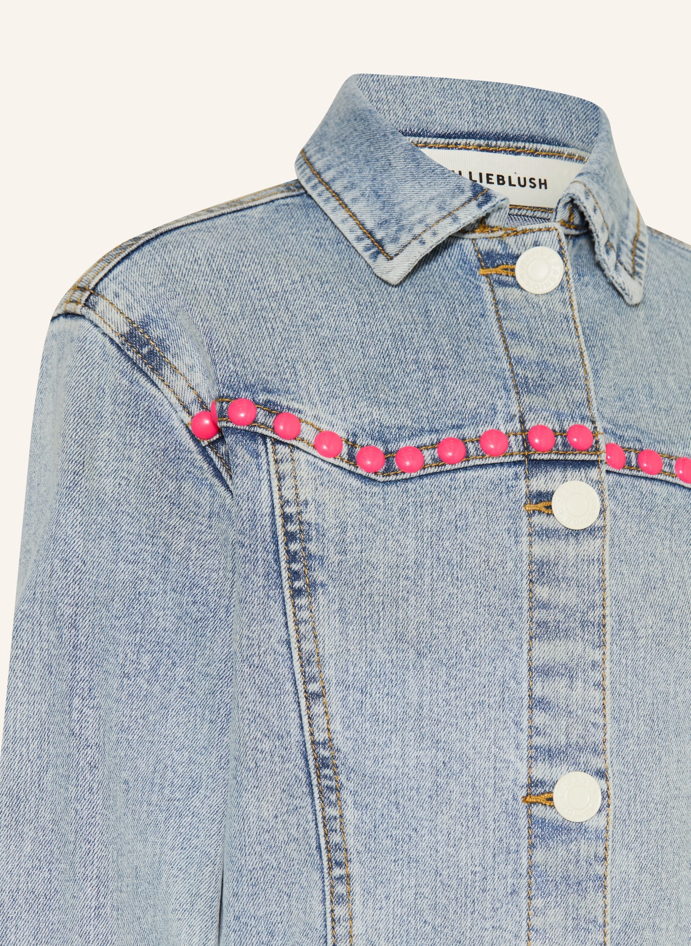 Billieblush Jeansjacke mit Pailletten und Nieten: Z22 STONE