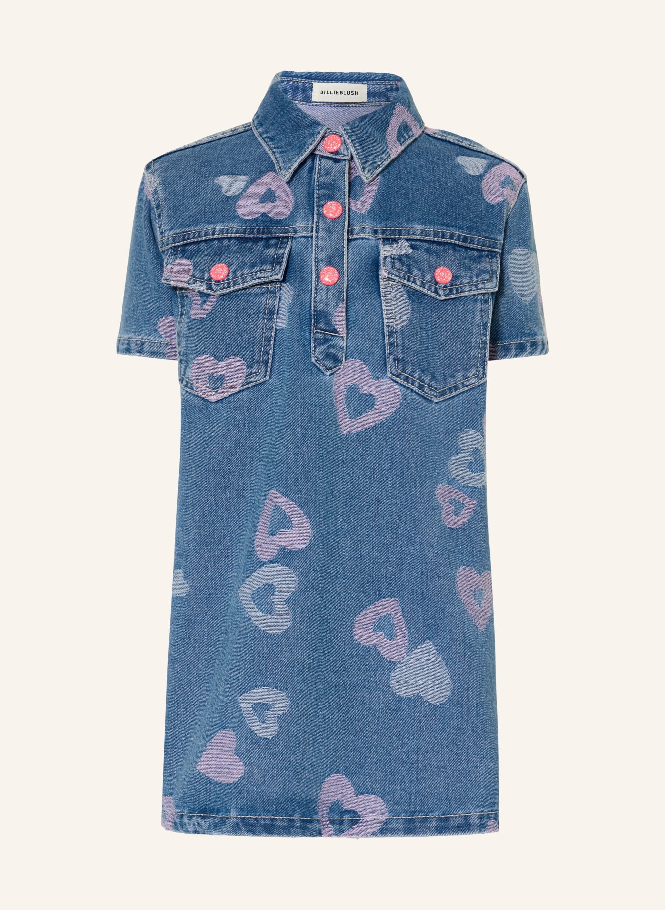 Billieblush Jeansjurk: BLAUW / ROZE