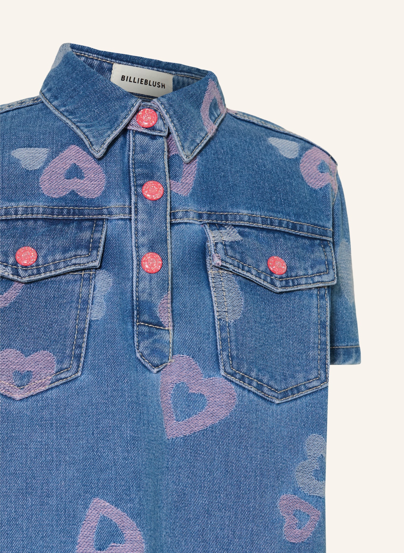 Billieblush Jeansjurk: BLAUW / ROZE