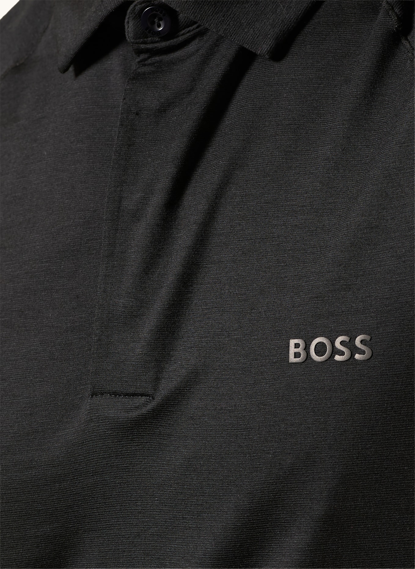 BOSS Polo en jersey TOUR: NOIR