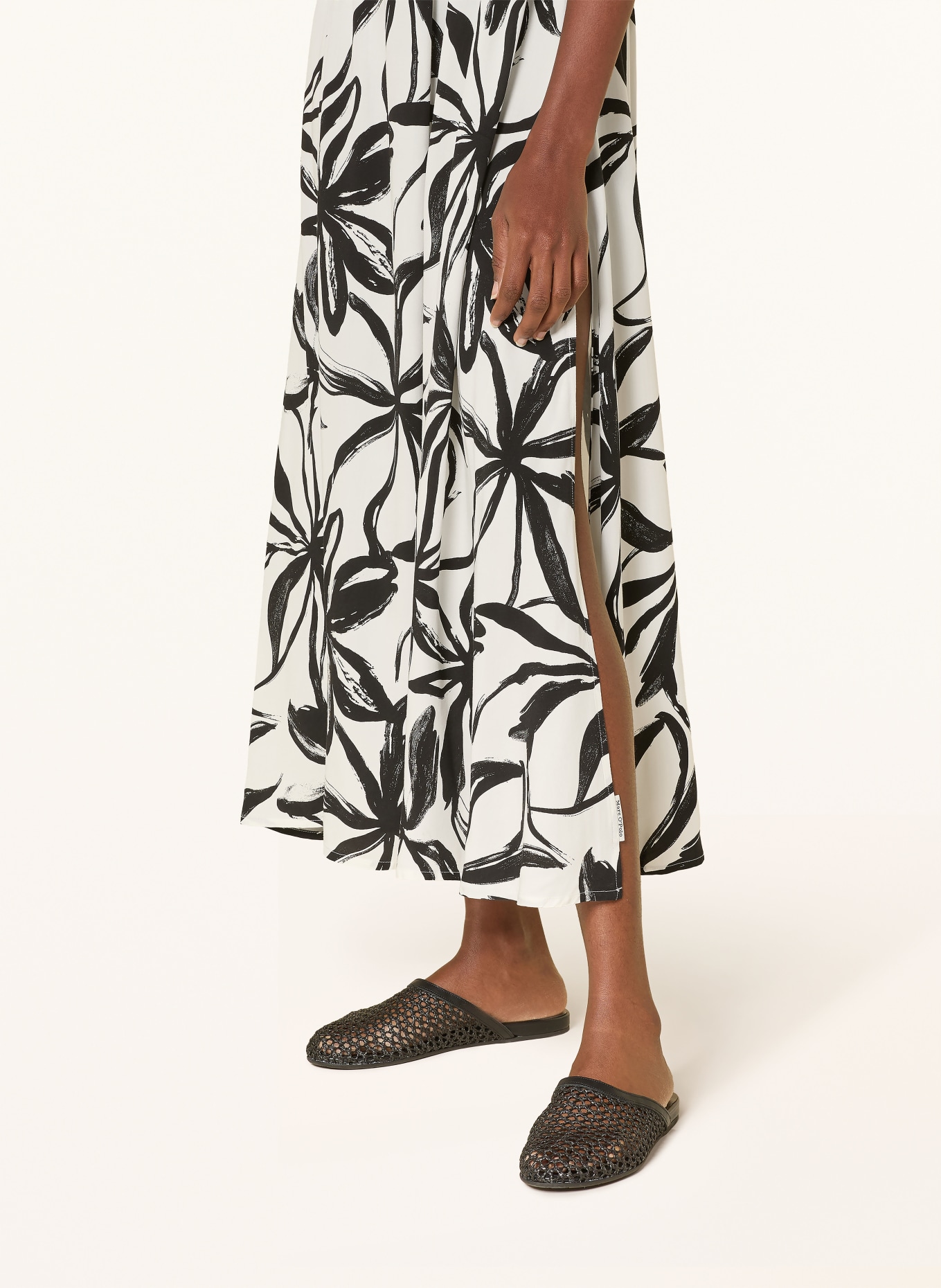 Marc O'Polo Strandkleid: SCHWARZ / WEISS