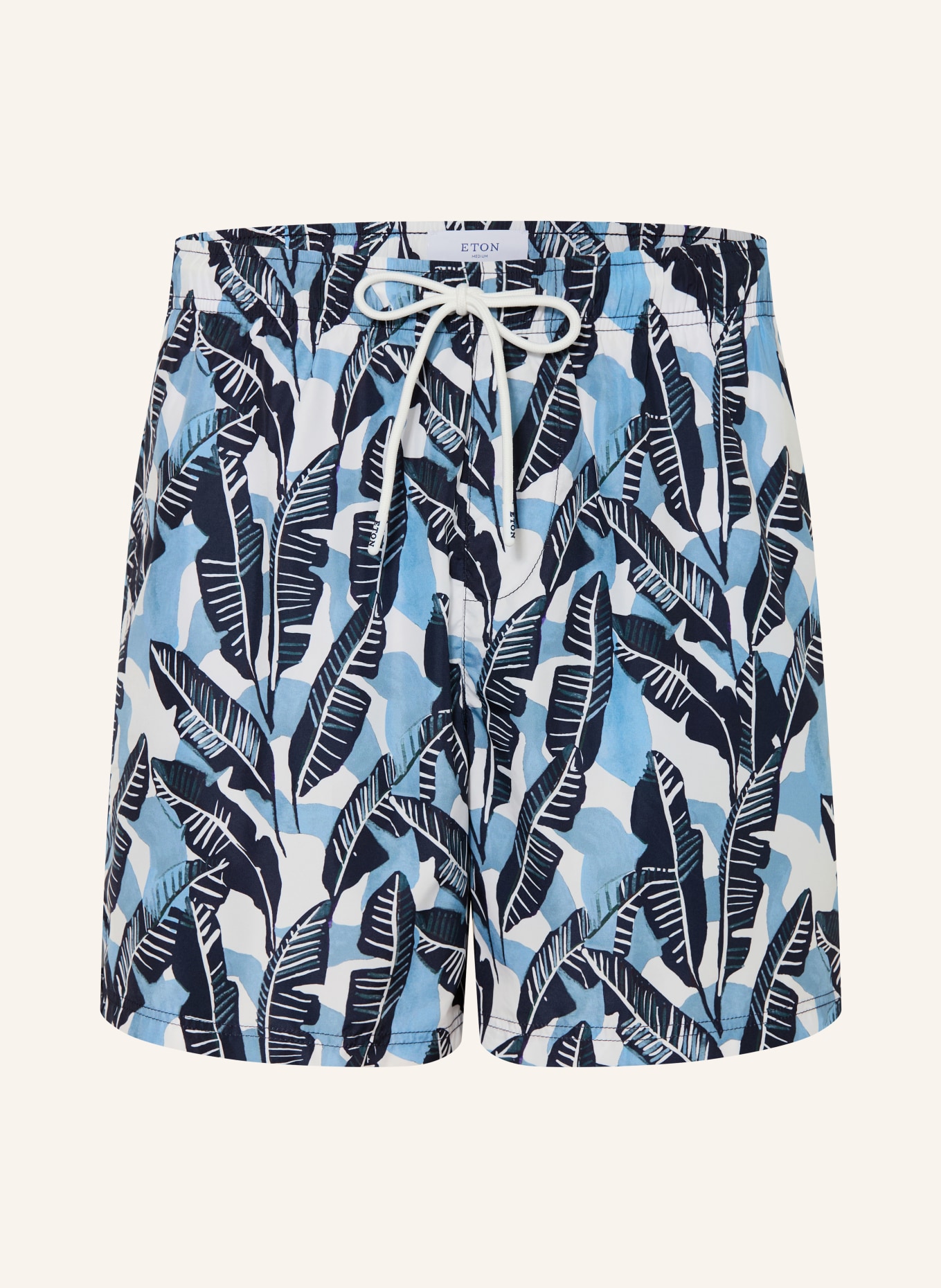 ETON Badeshorts: SCHWARZ / BLAUGRAU / WEISS