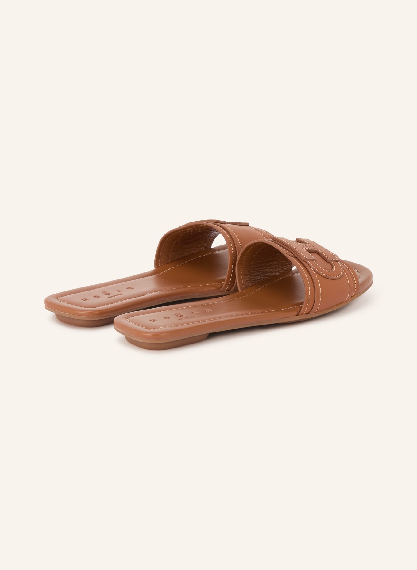 HOGAN Slippers H685: COGNAC