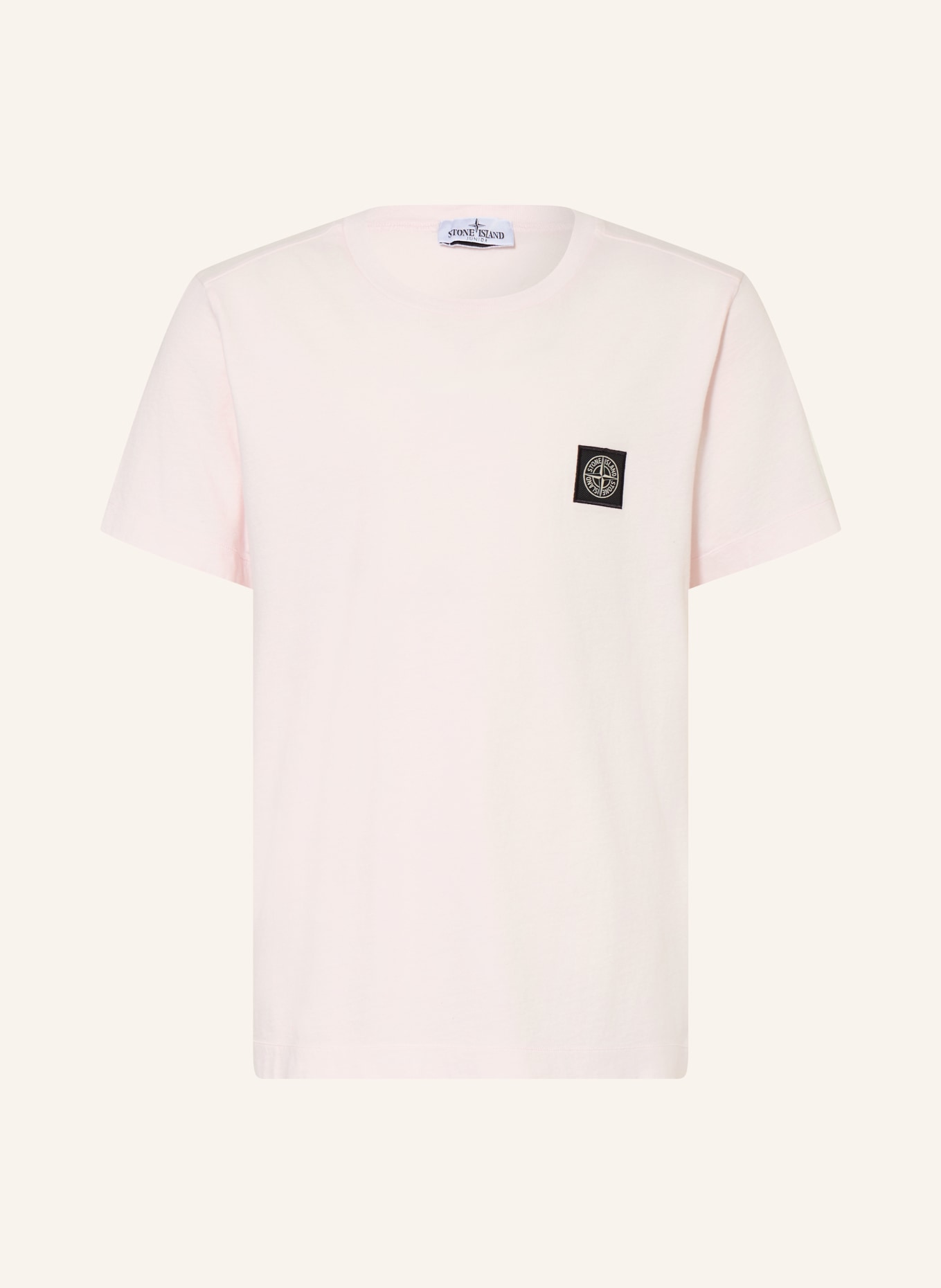 STONE ISLAND JUNIOR T-shirt: LIGHT PINK