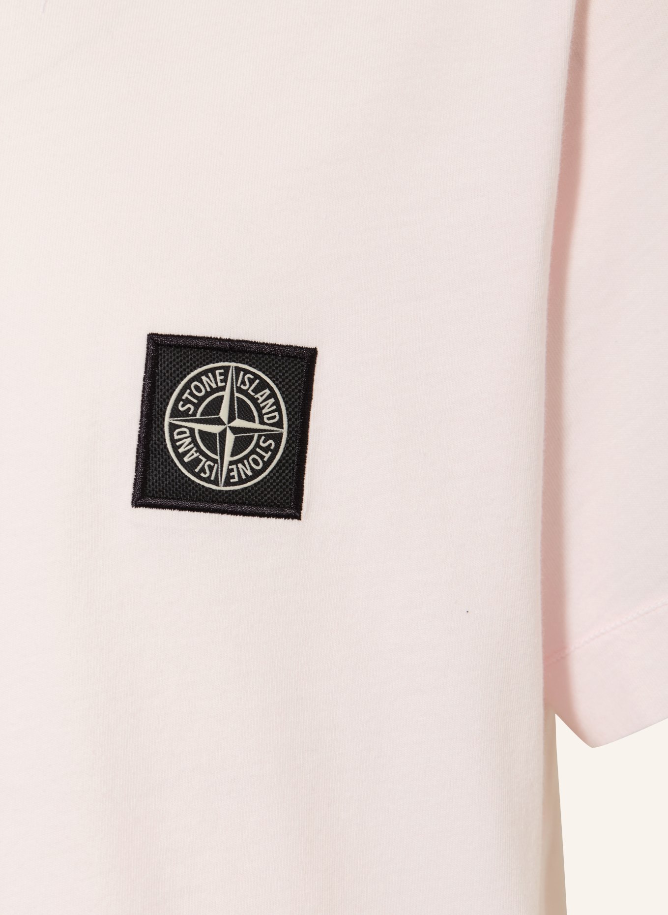 STONE ISLAND JUNIOR T-shirt: LIGHT PINK