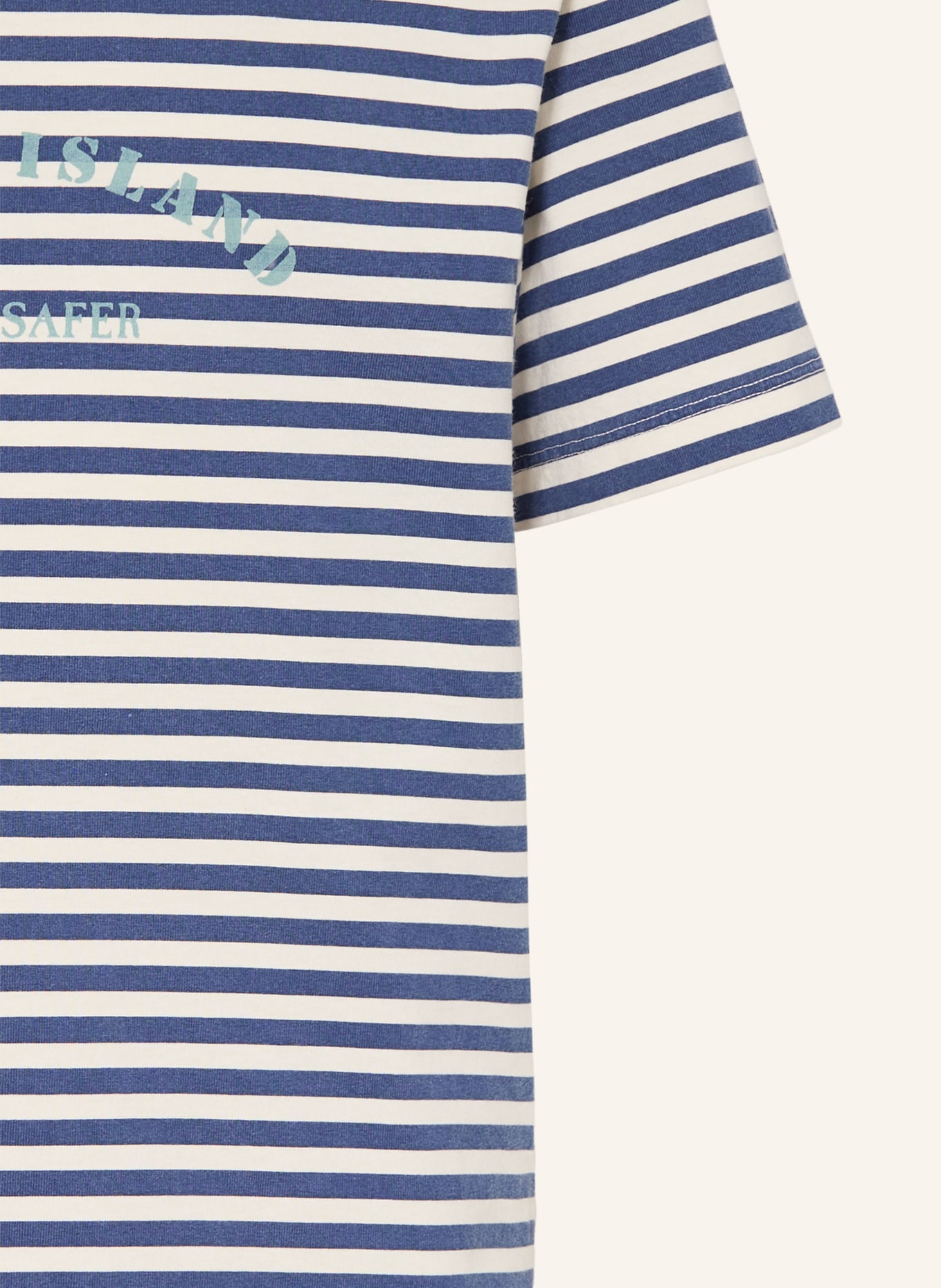 STONE ISLAND JUNIOR T-Shirt: DUNKELBLAU / WEISS