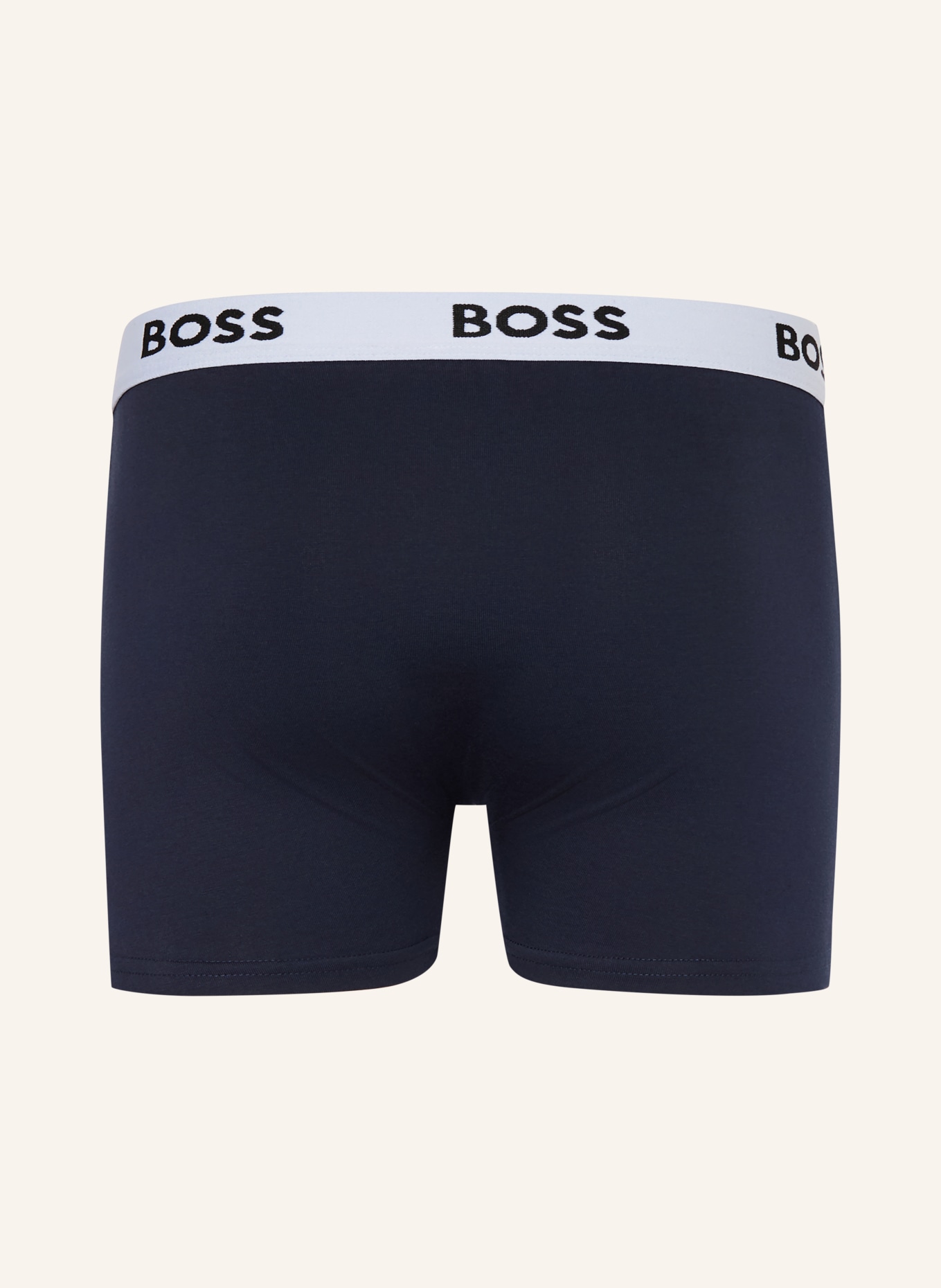 BOSS Balení 3 ks boxerek: TMAVĚ MODRÁ