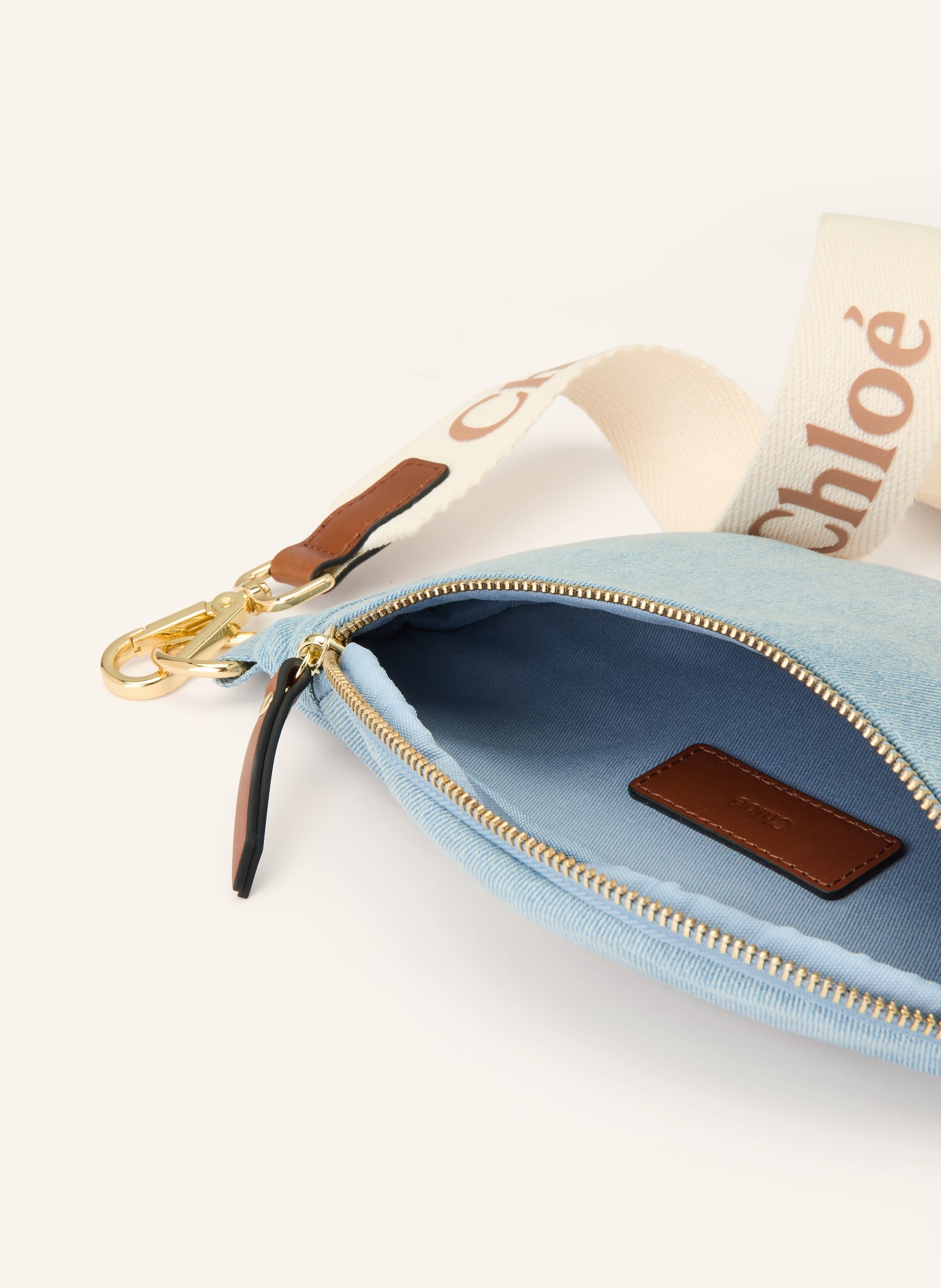 Chloé sac banane: Z10 DENIM BLUE