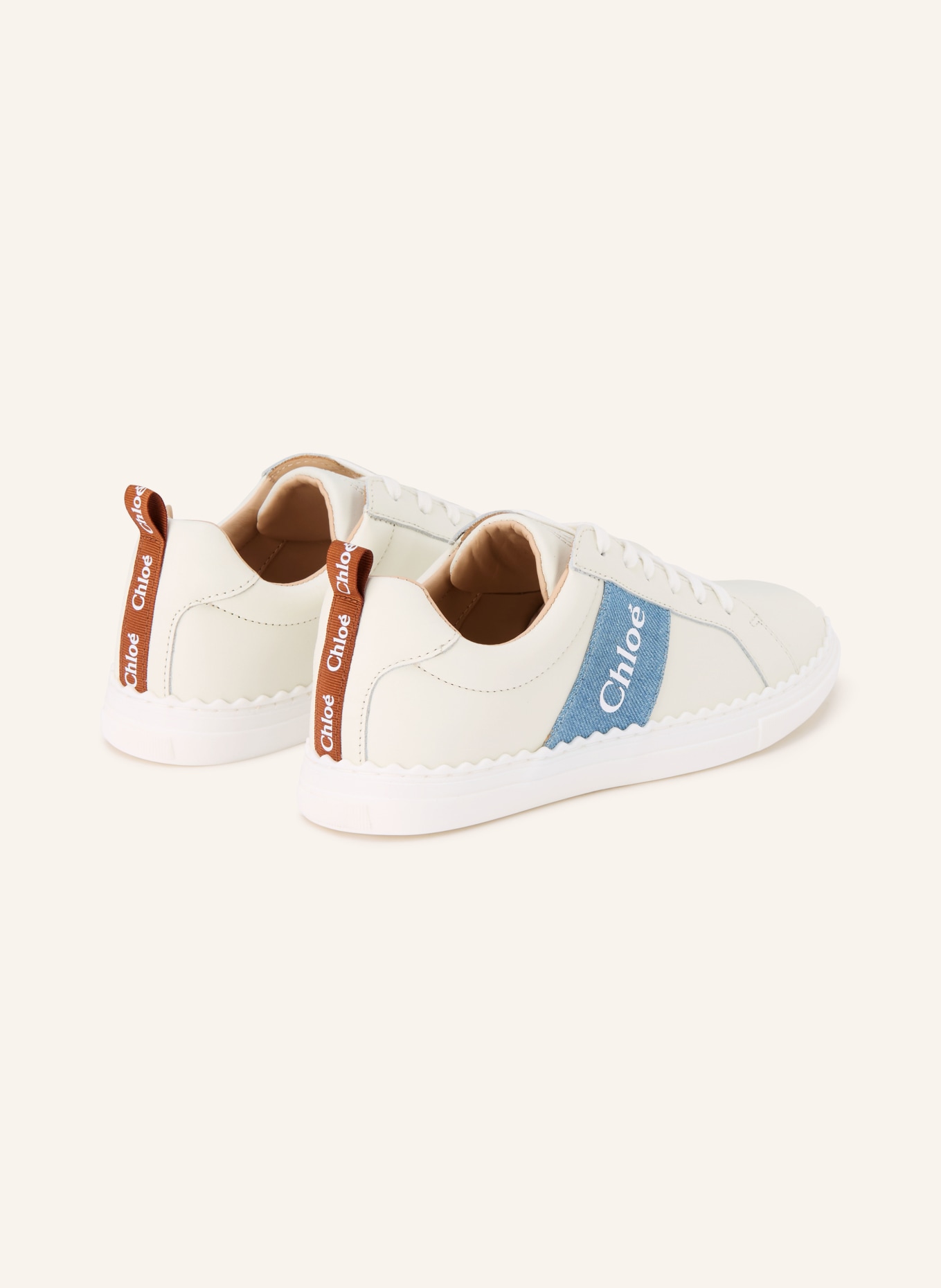 Chloé Sneaker: 117 GEBROCHENES WEISS