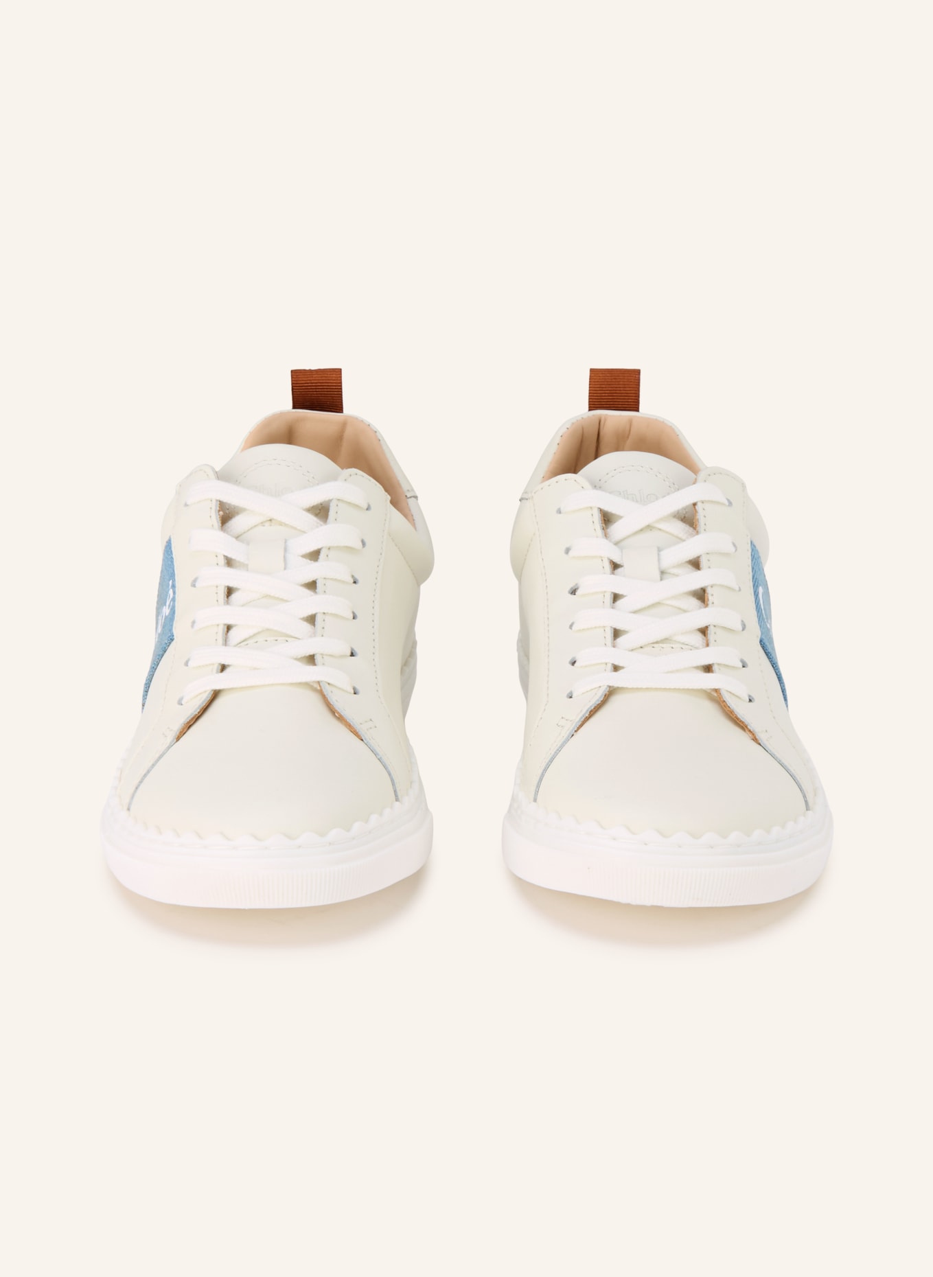 Chloé Sneaker: 117 GEBROCHENES WEISS