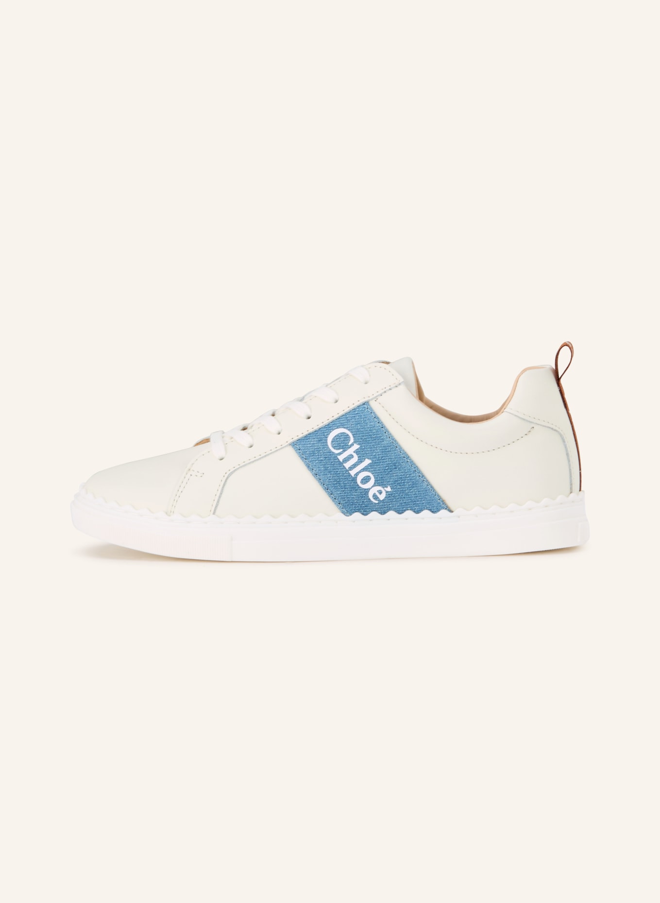 Chloé Sneaker: 117 GEBROCHENES WEISS
