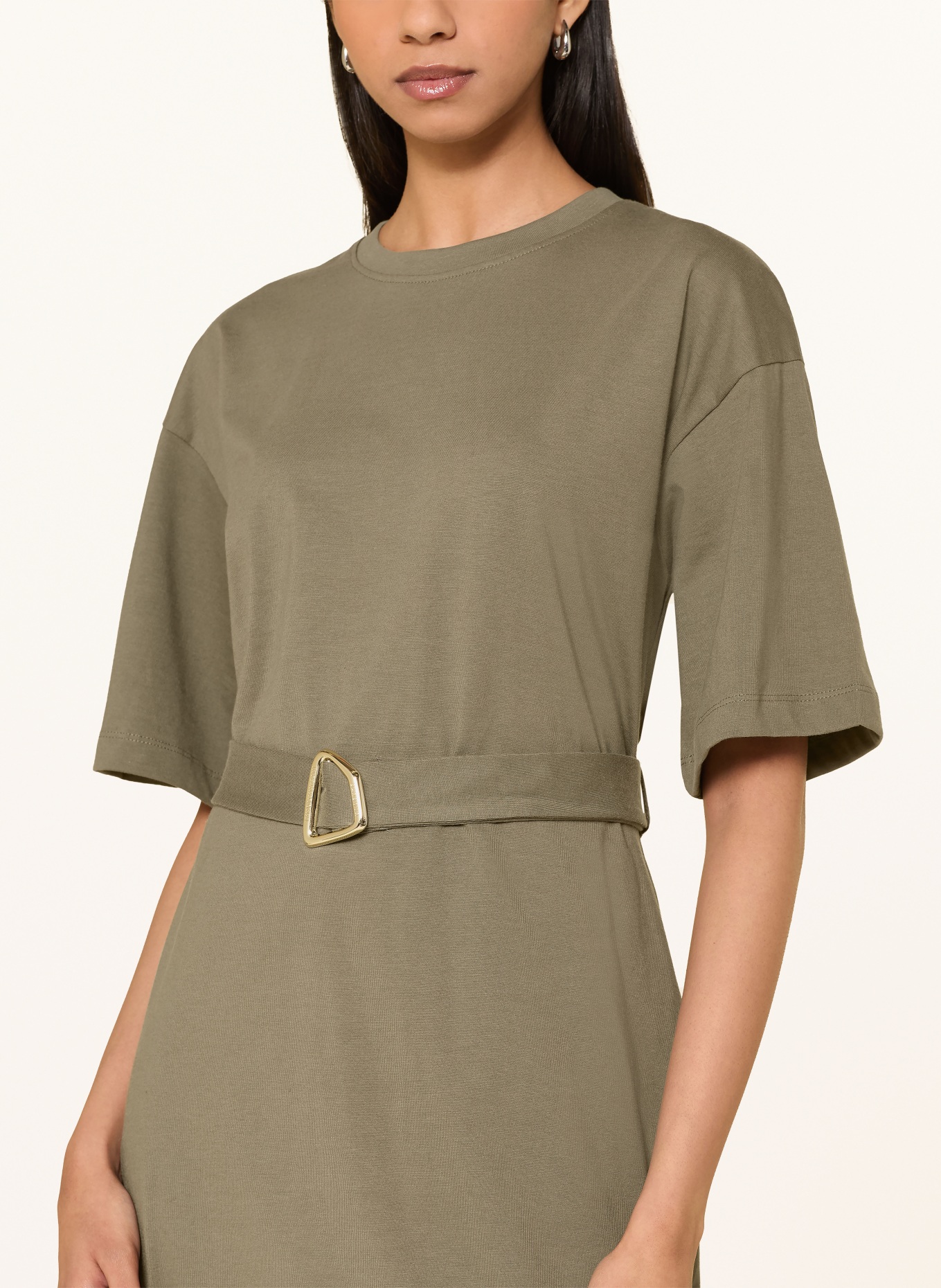 BARBOUR INTERNATIONAL Jerseykleid UMA: OLIV / GOLD