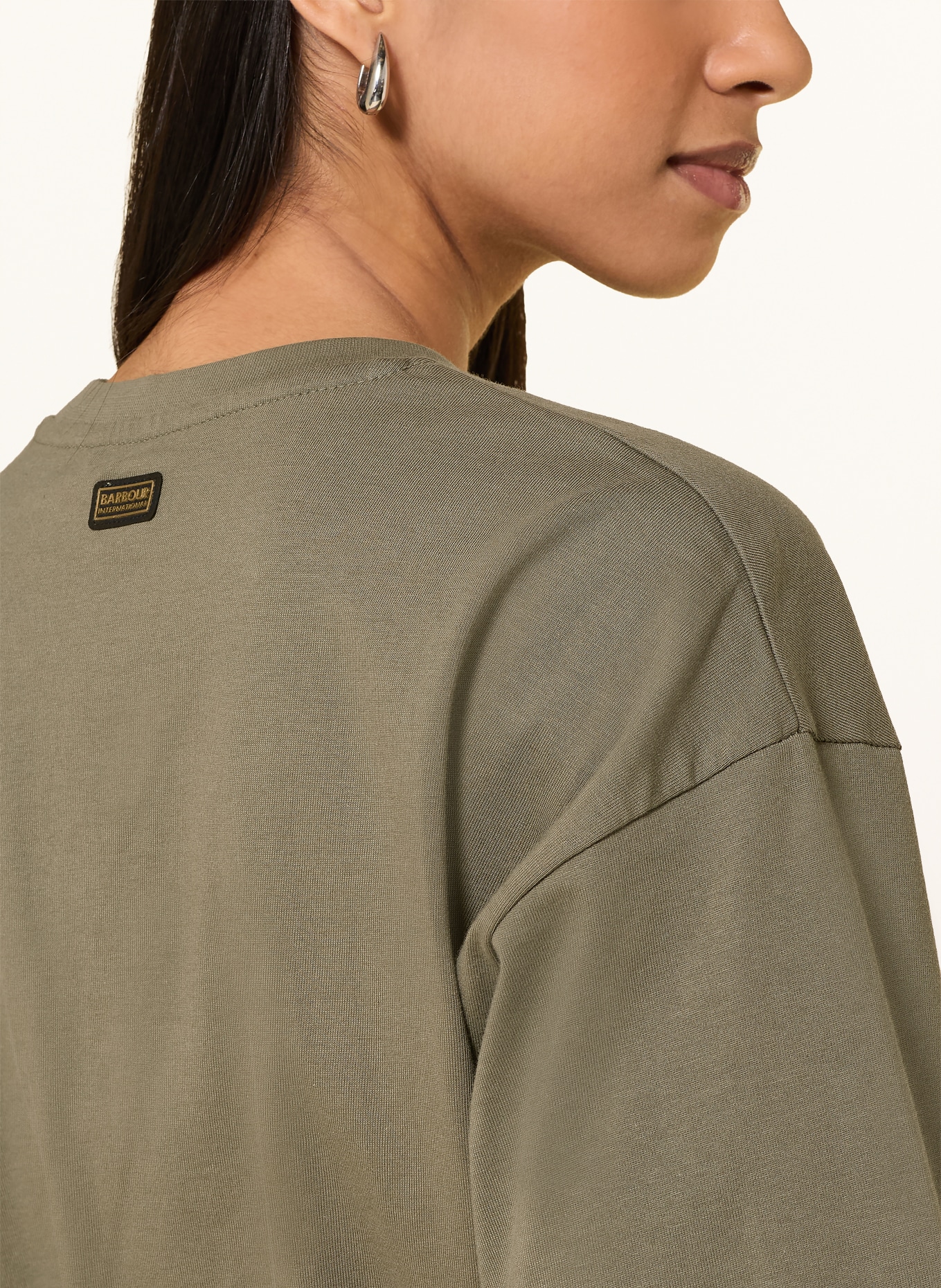 BARBOUR INTERNATIONAL Jerseykleid UMA: OLIV / GOLD