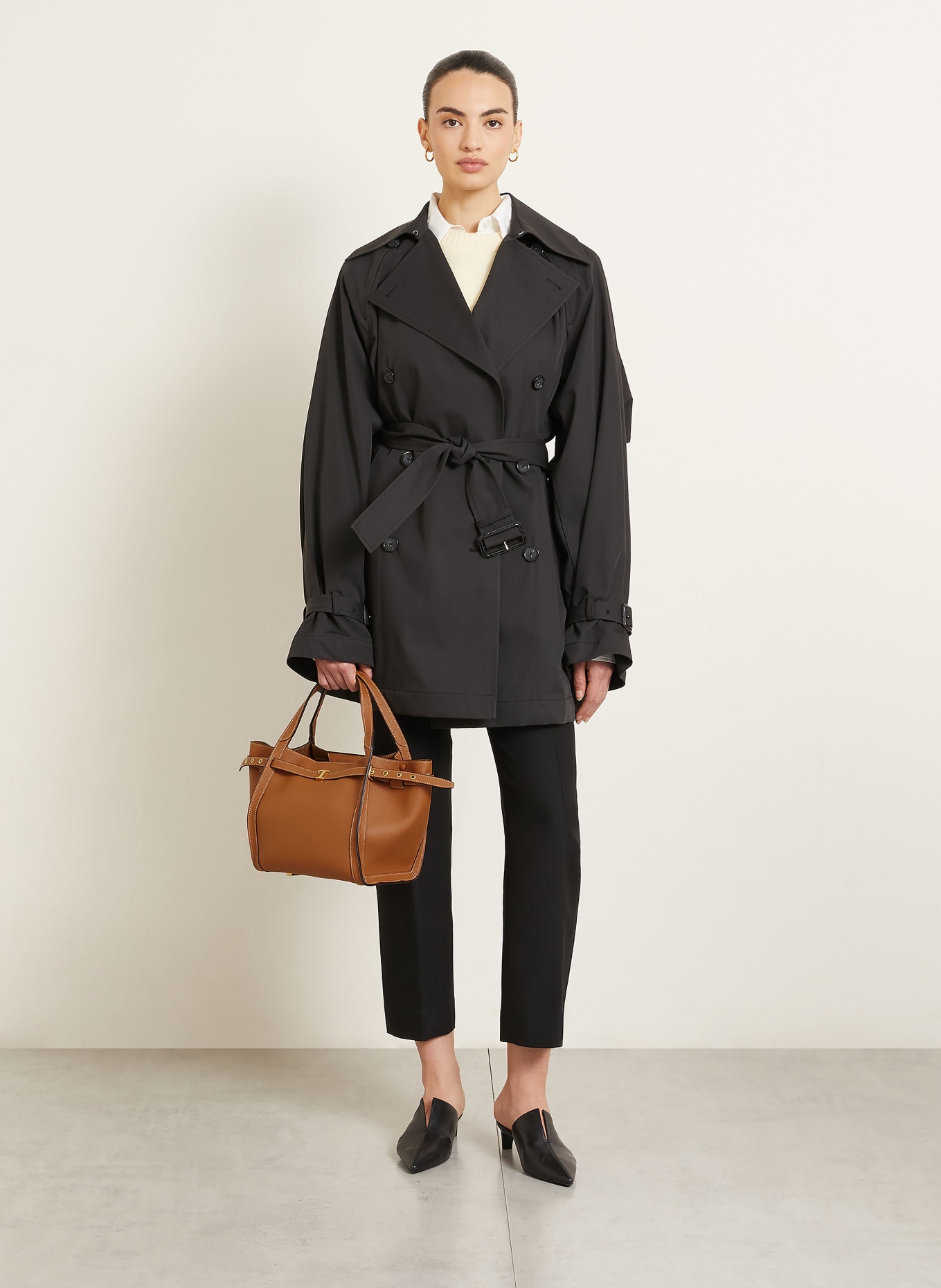 TOD'S Handtasche TIM: BRAUN / GOLD