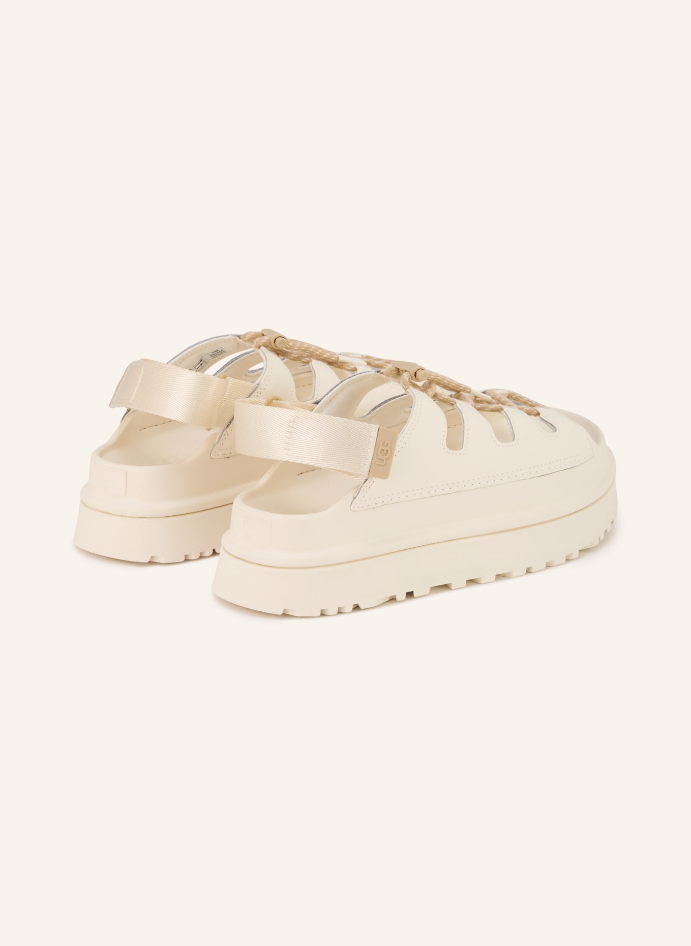 UGG Plateau-Sandalen GOLDENGLOW TOGGLE: WEISS