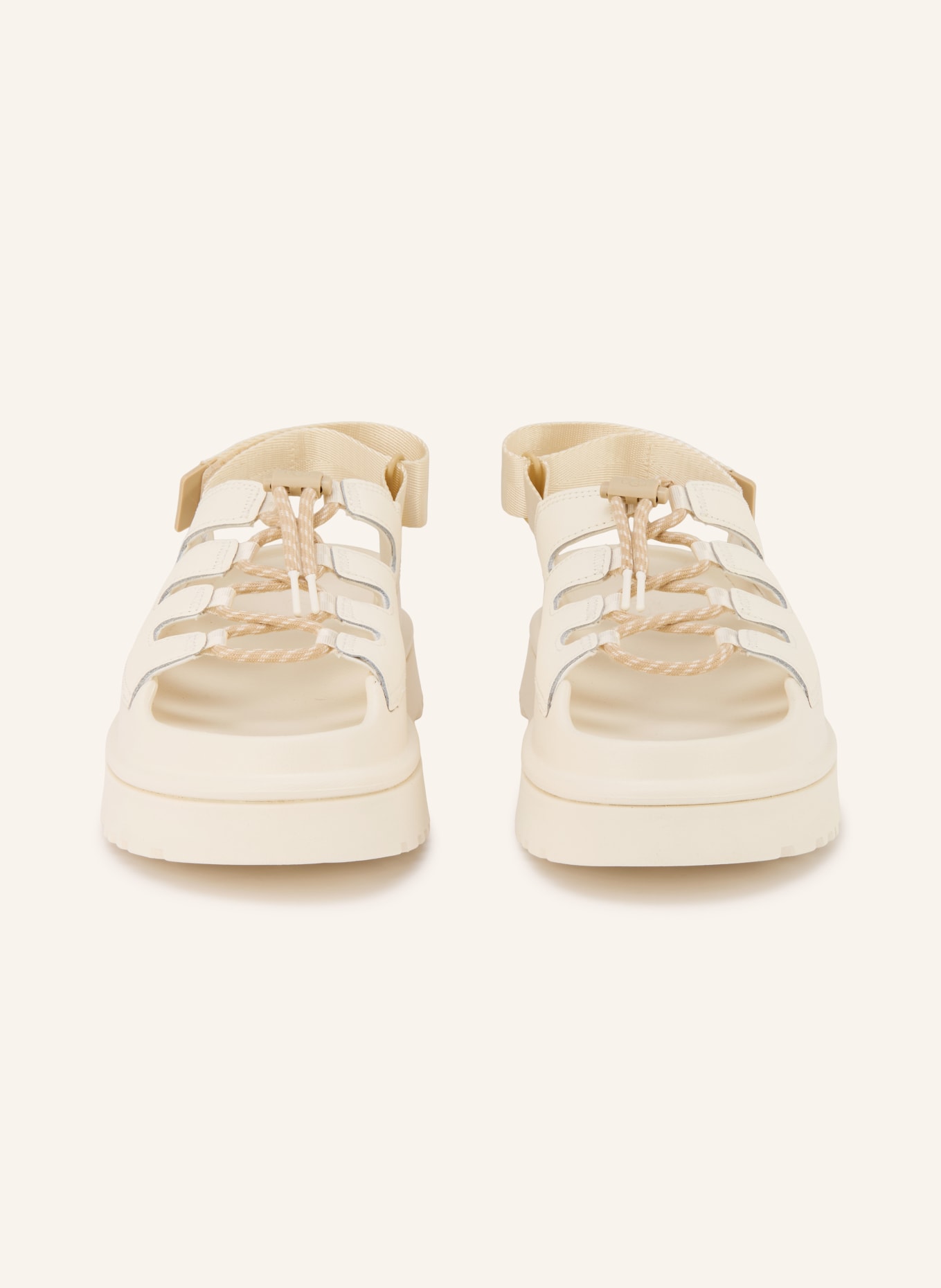UGG Plateau-Sandalen GOLDENGLOW TOGGLE: WEISS