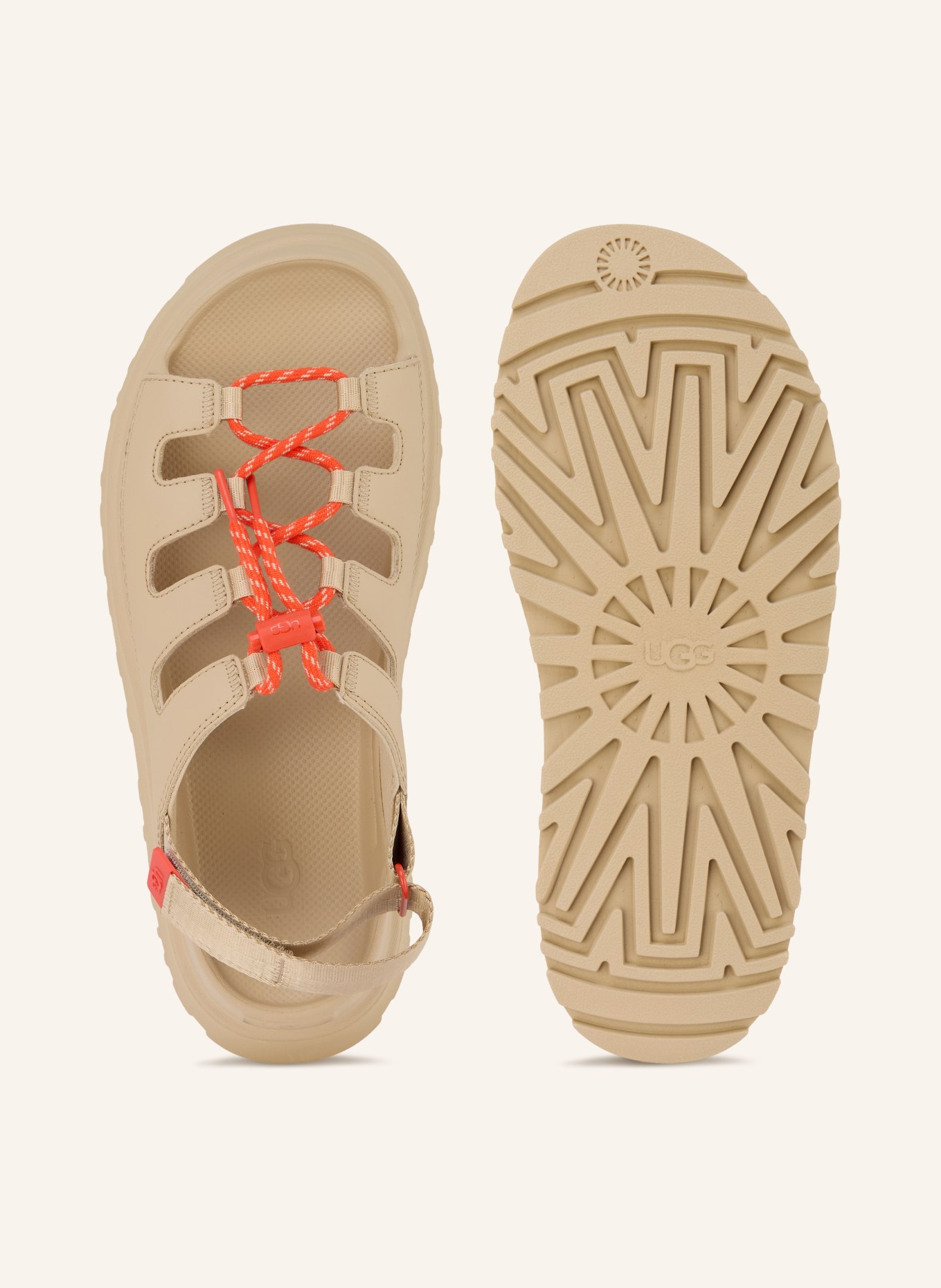 UGG Plateau-Sandalen GOLDENGLOW TOGGLE: BEIGE