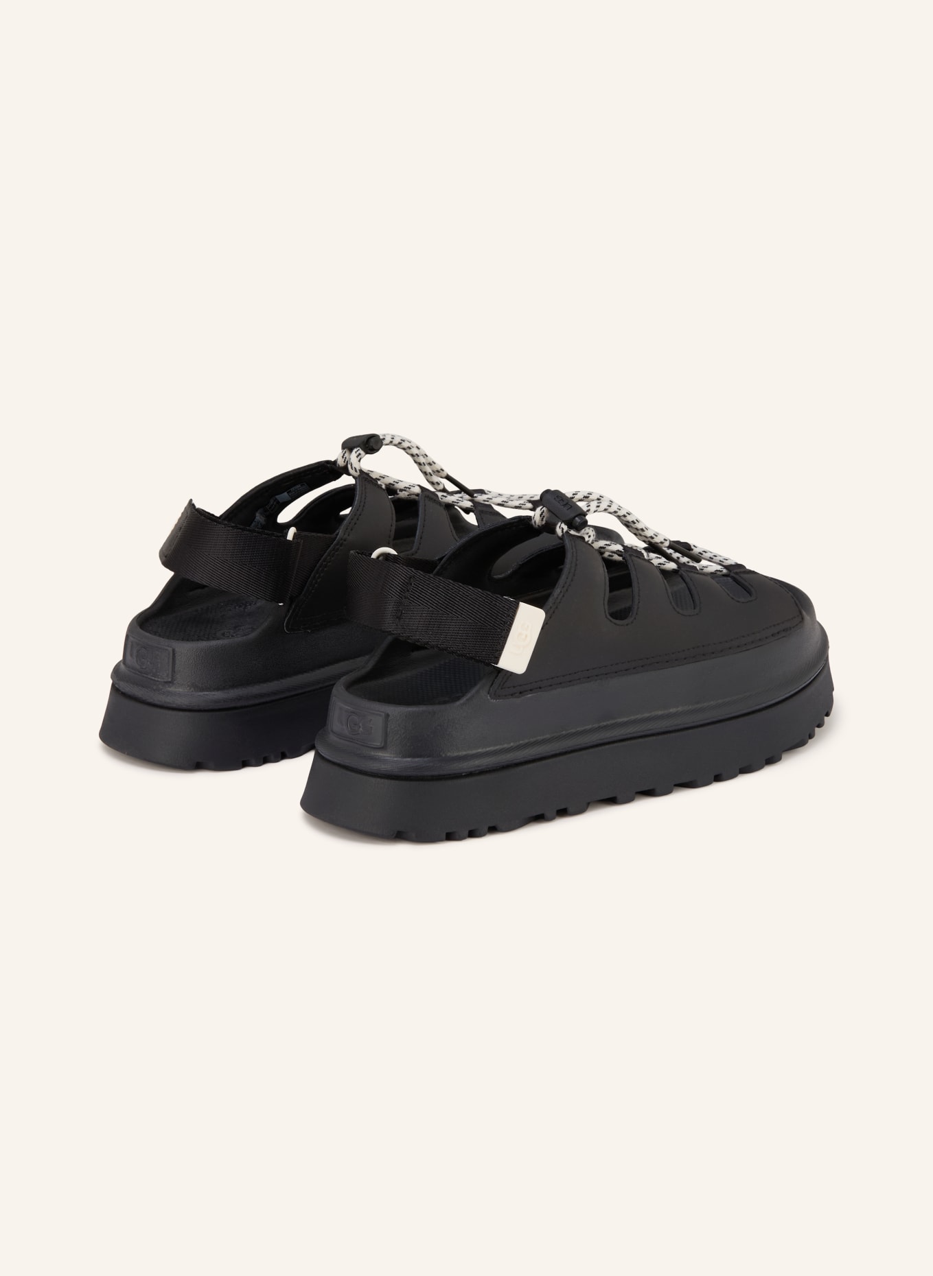 UGG Plateau-Sandalen GOLDENGLOW TOGGLE: SCHWARZ