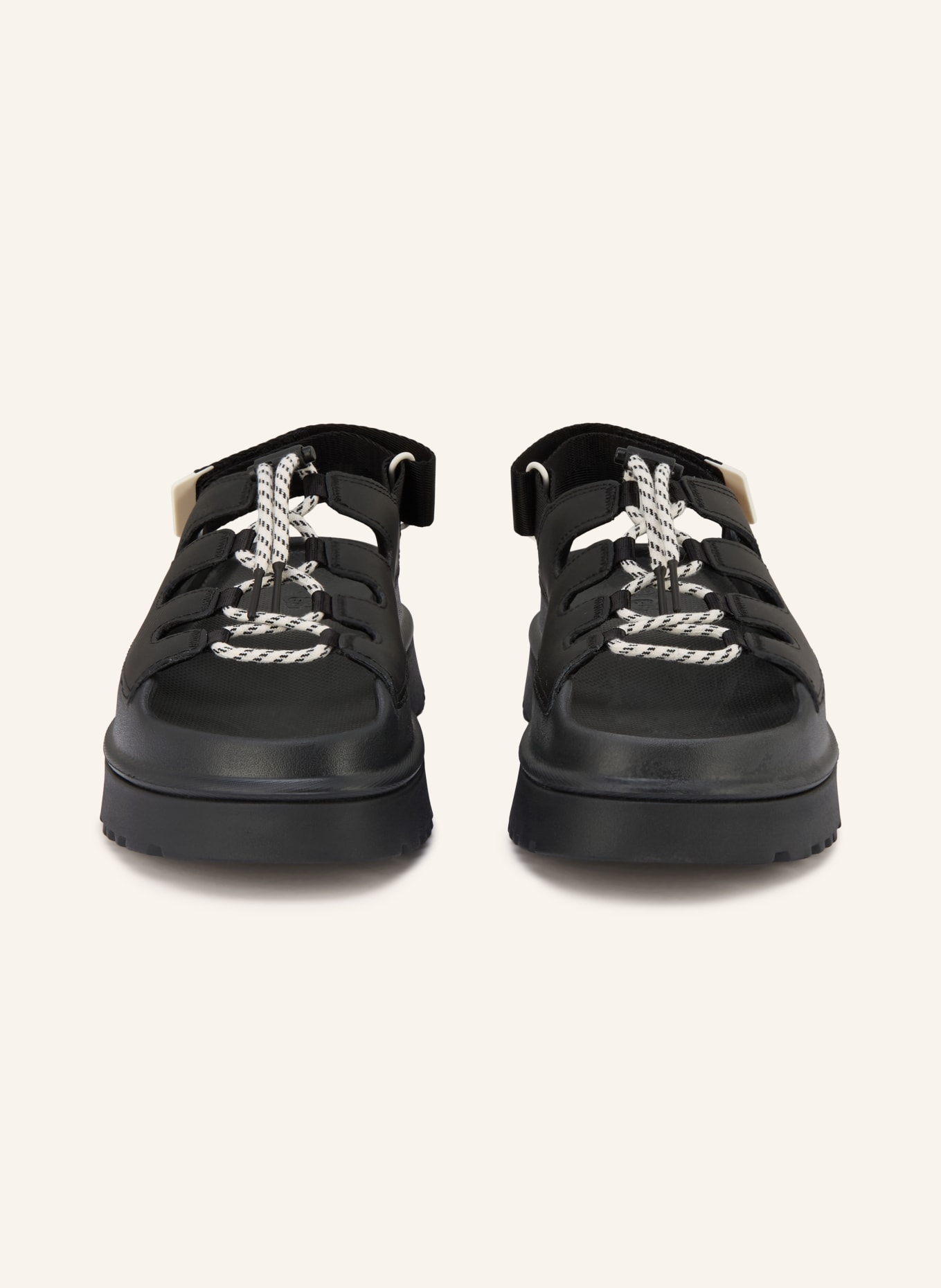 UGG Plateau-Sandalen GOLDENGLOW TOGGLE: SCHWARZ