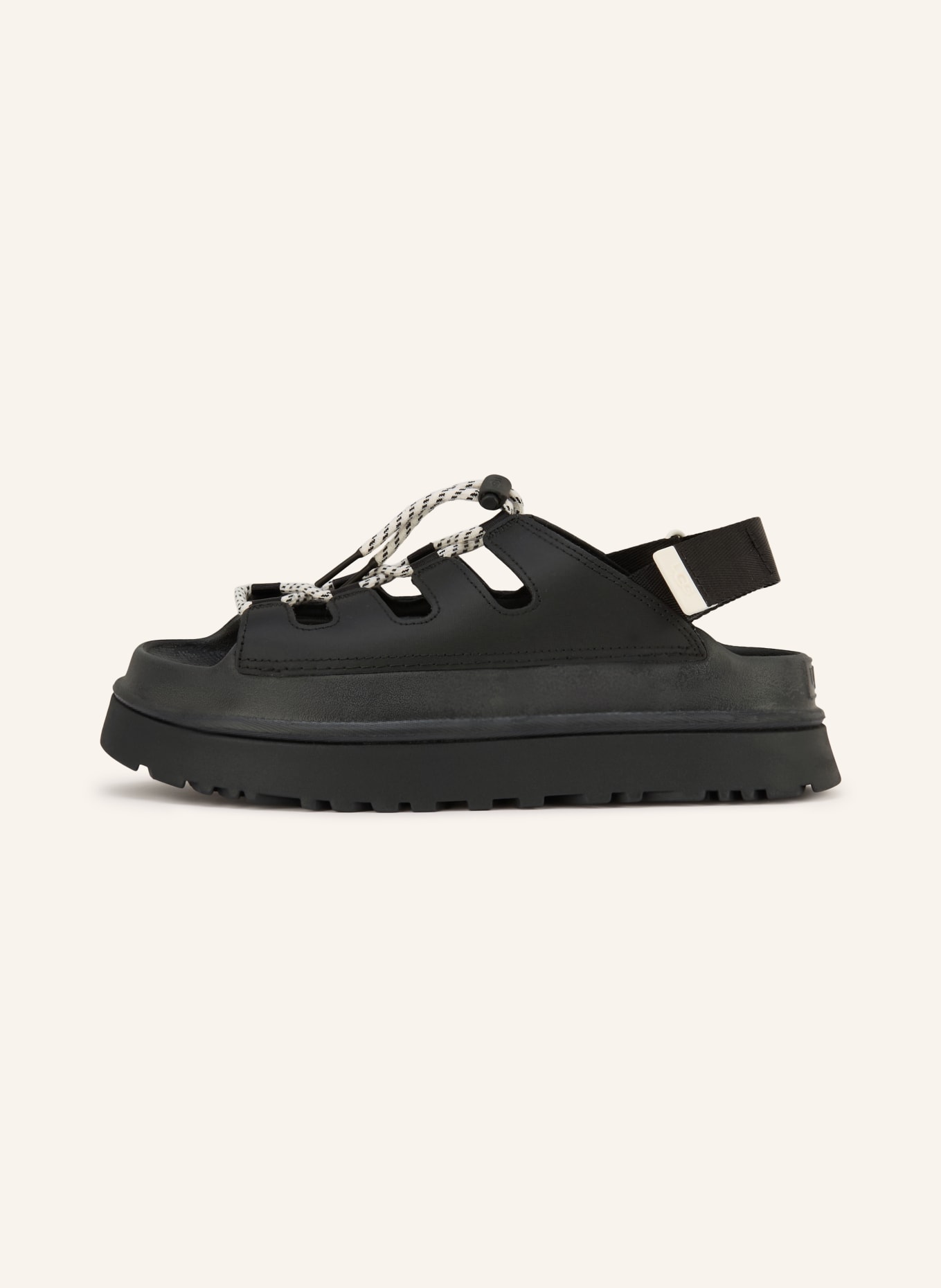 UGG Plateau-Sandalen GOLDENGLOW TOGGLE: SCHWARZ