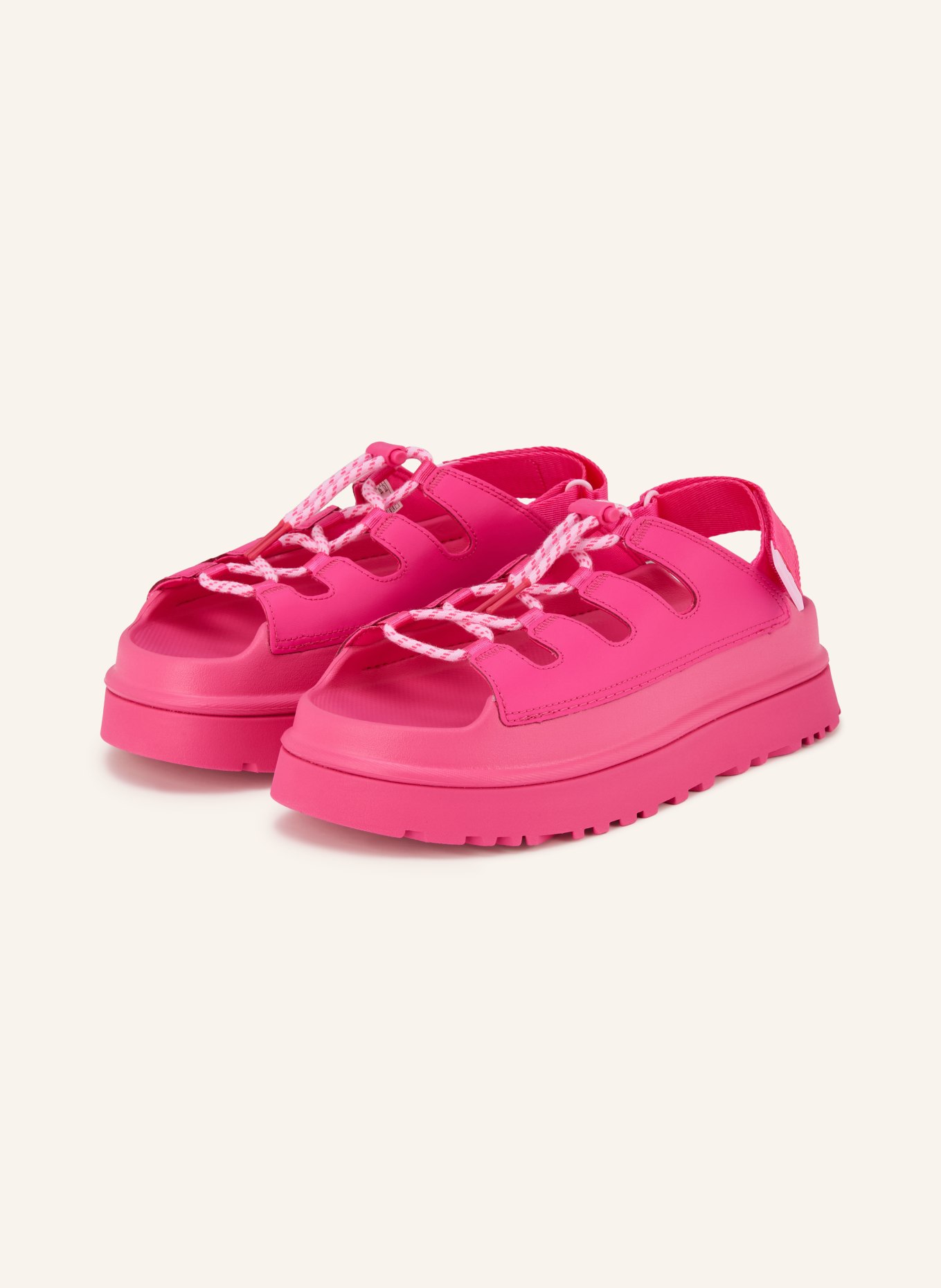 UGG Sandály na platformě GOLDENGLOW TOGGLE: RŮŽOVÁ