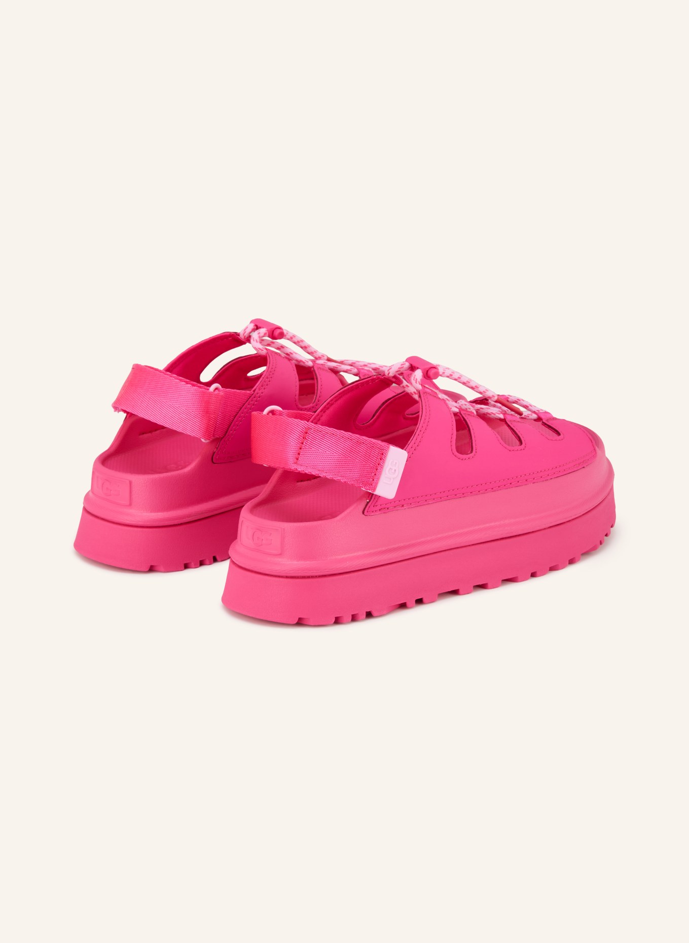 UGG Sandály na platformě GOLDENGLOW TOGGLE: RŮŽOVÁ