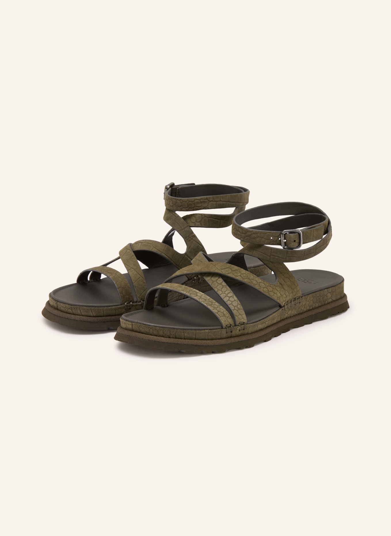 UGG GOLDENGAZE Sandals: DARK GRAY