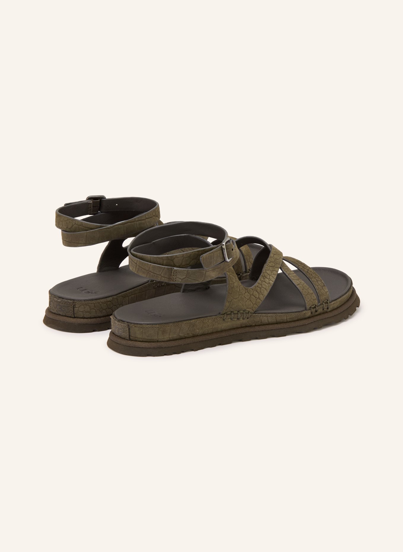 UGG GOLDENGAZE Sandals: DARK GRAY