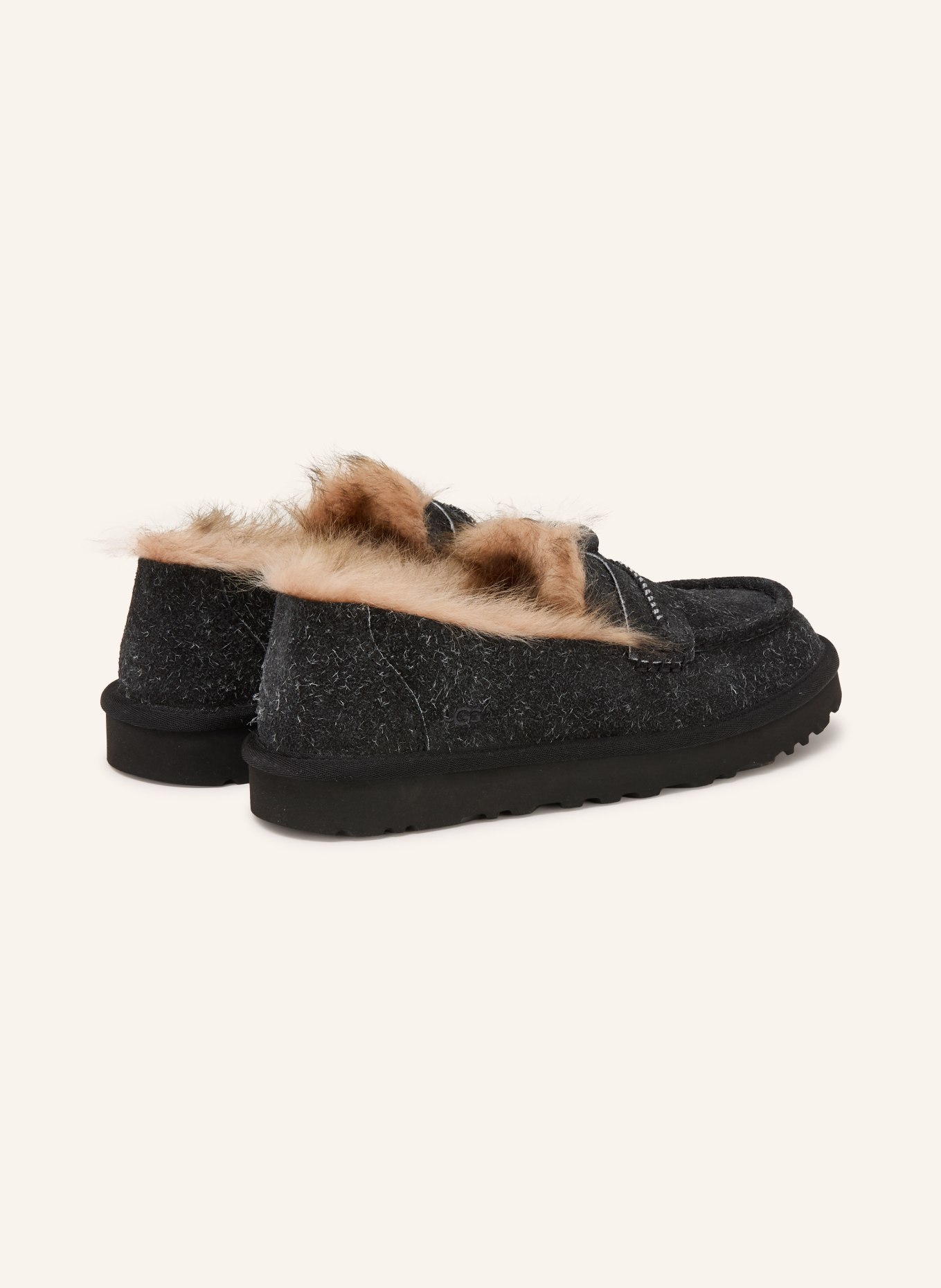 UGG Mokasíny ELLIS: ČERNÁ / BÉŽOVÁ