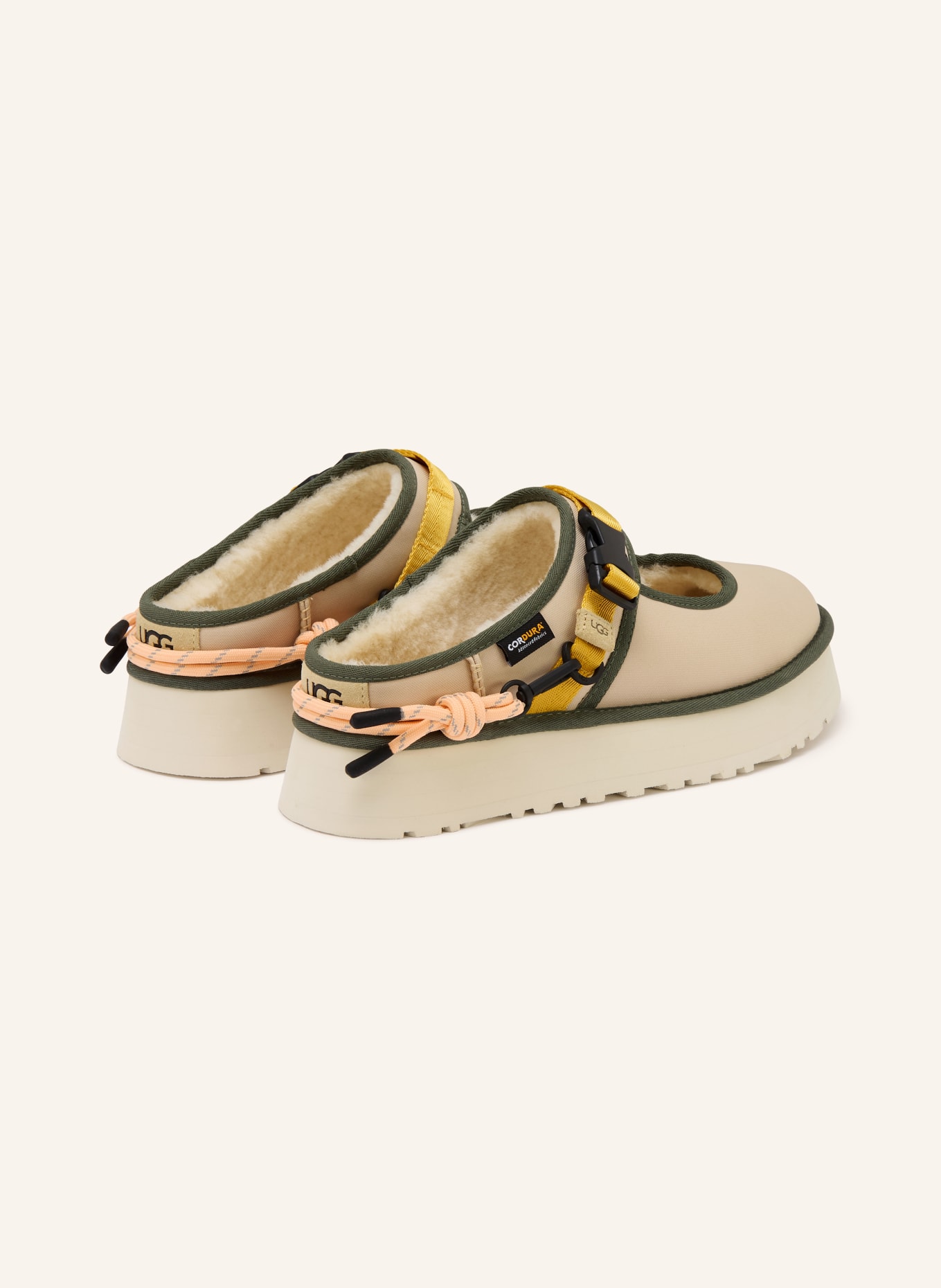 UGG Plateau-Pantoletten BEA MARY JANE: BEIGE / GELB / KHAKI