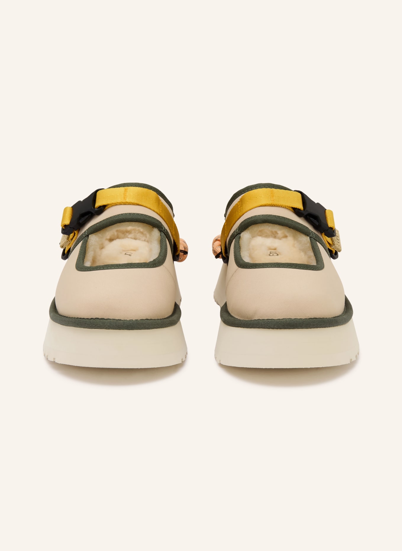 UGG Plateau-Pantoletten BEA MARY JANE: BEIGE / GELB / KHAKI