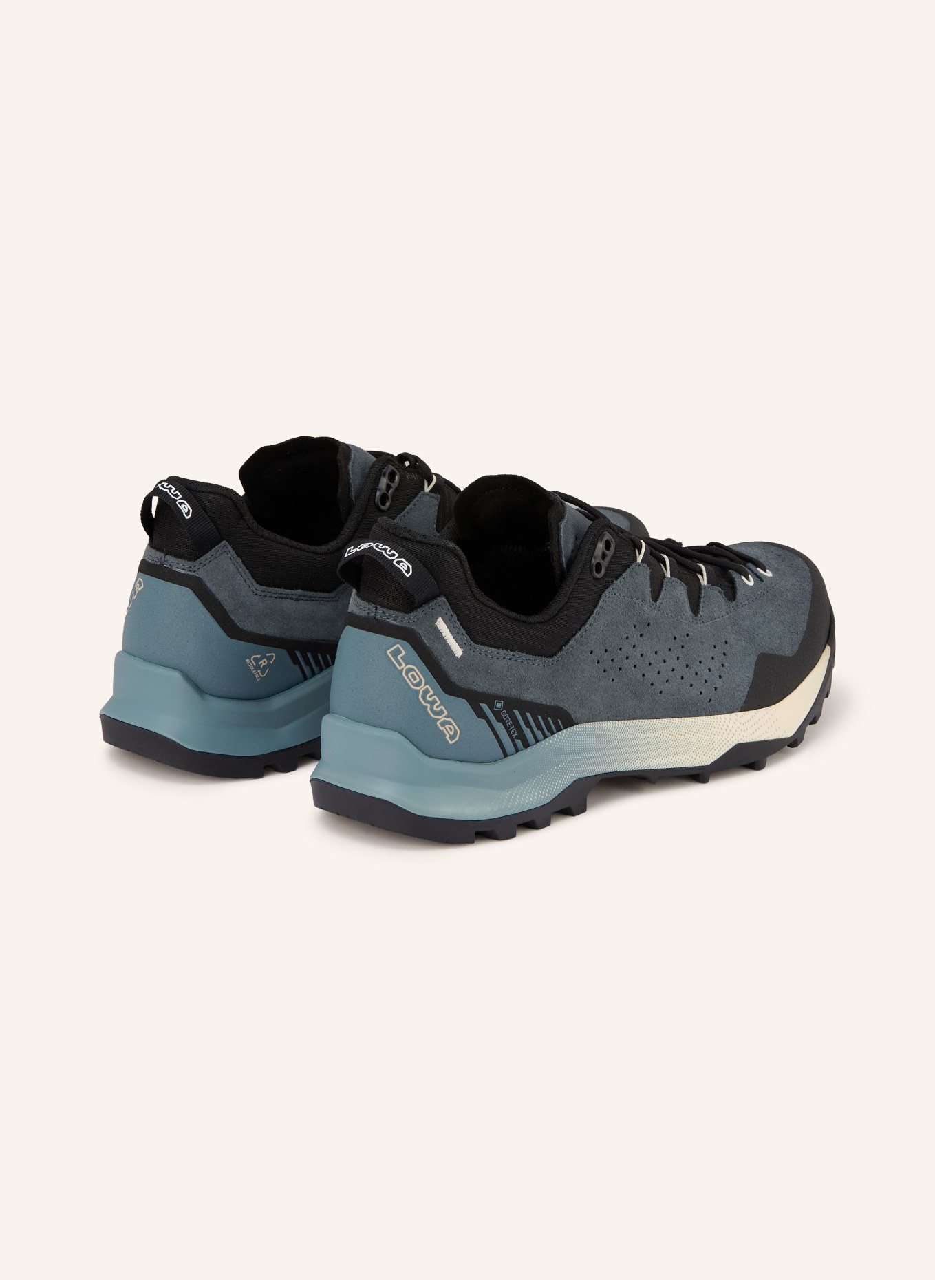 LOWA Bergschuhe GTX LO: BLAUGRAU / SCHWARZ
