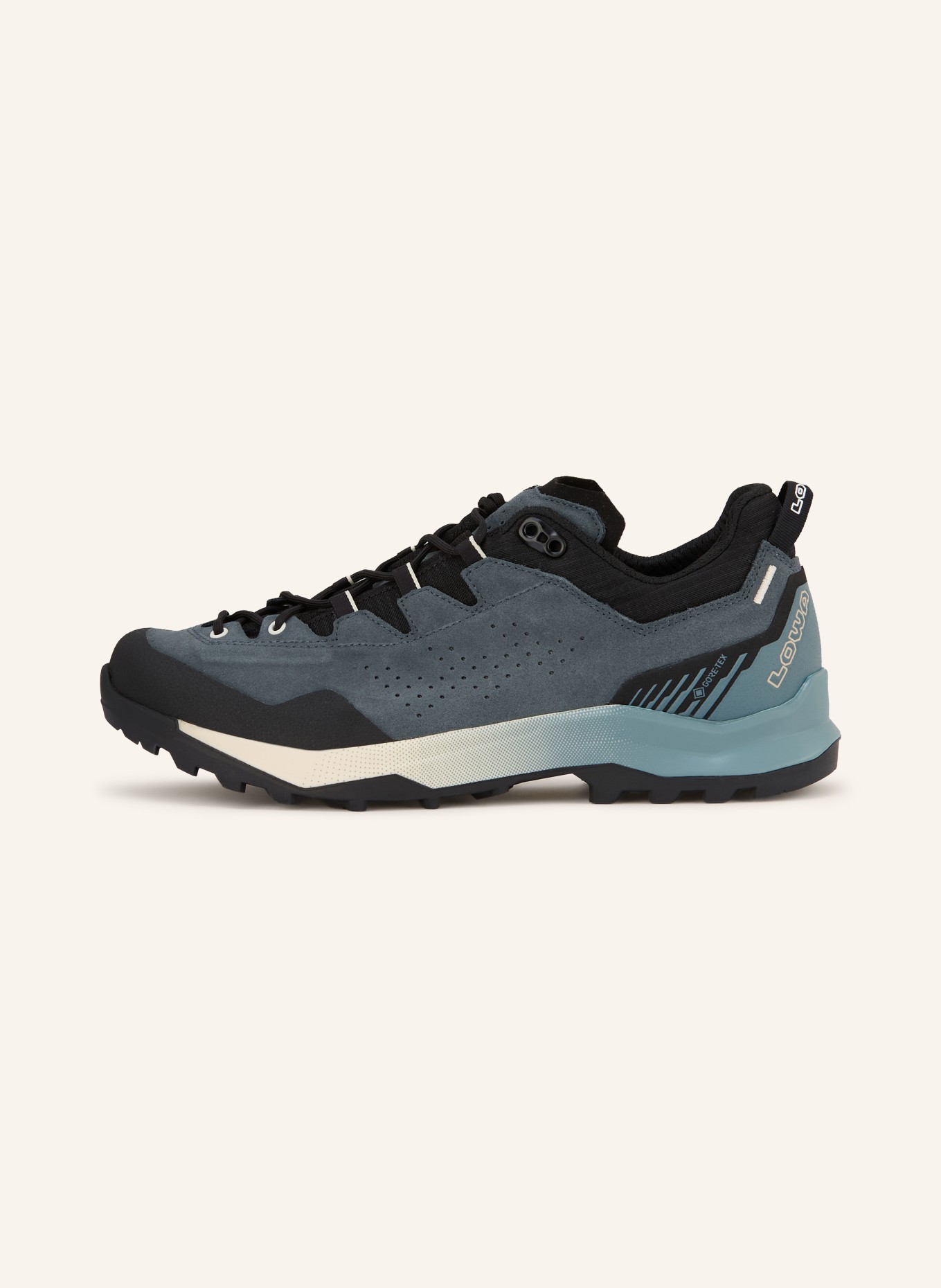 LOWA Bergschuhe GTX LO: BLAUGRAU / SCHWARZ