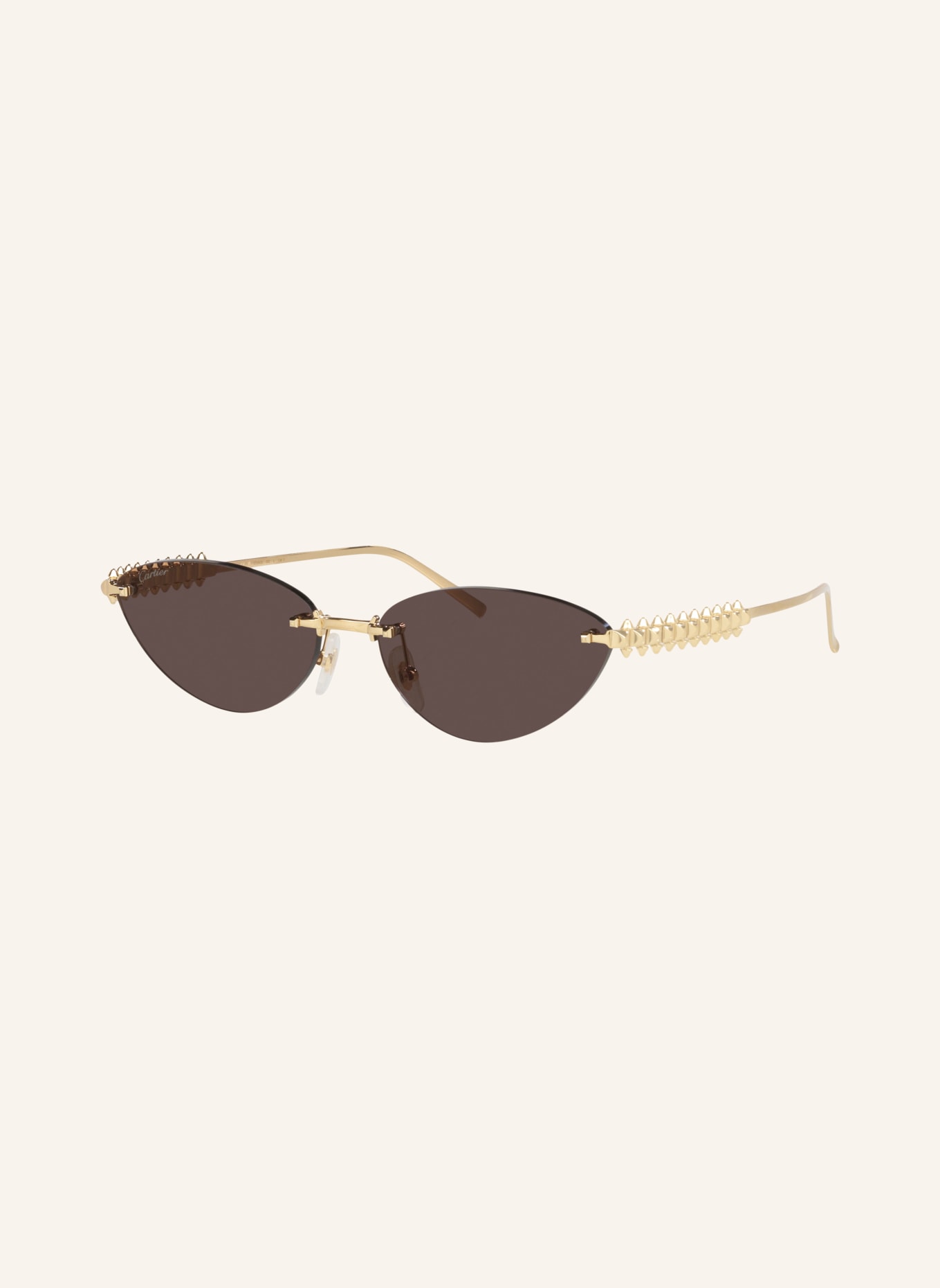 Cartier Sonnenbrille CT0543S: GOLD/ GRAU