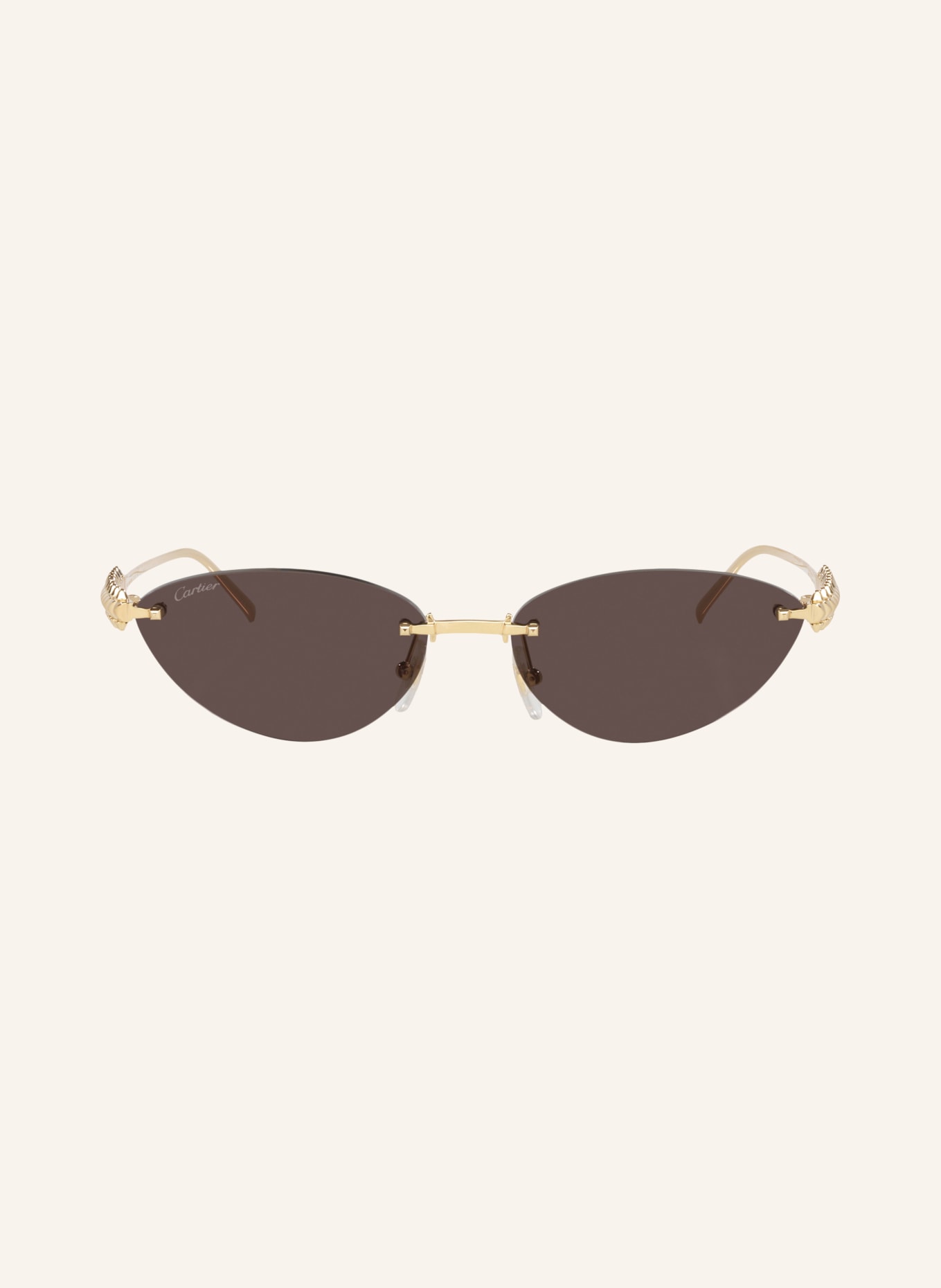 Cartier Sonnenbrille CT0543S: GOLD/ GRAU