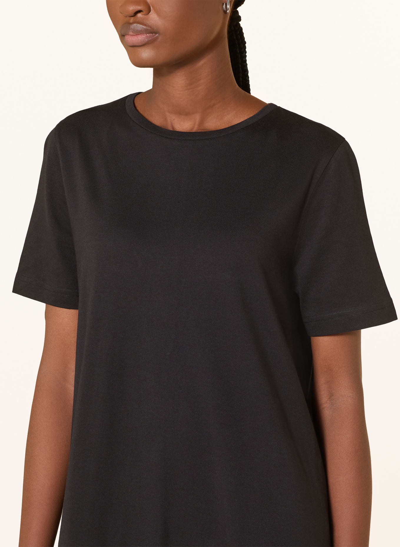 KnowledgeCotton Apparel Jersey dress: BLACK