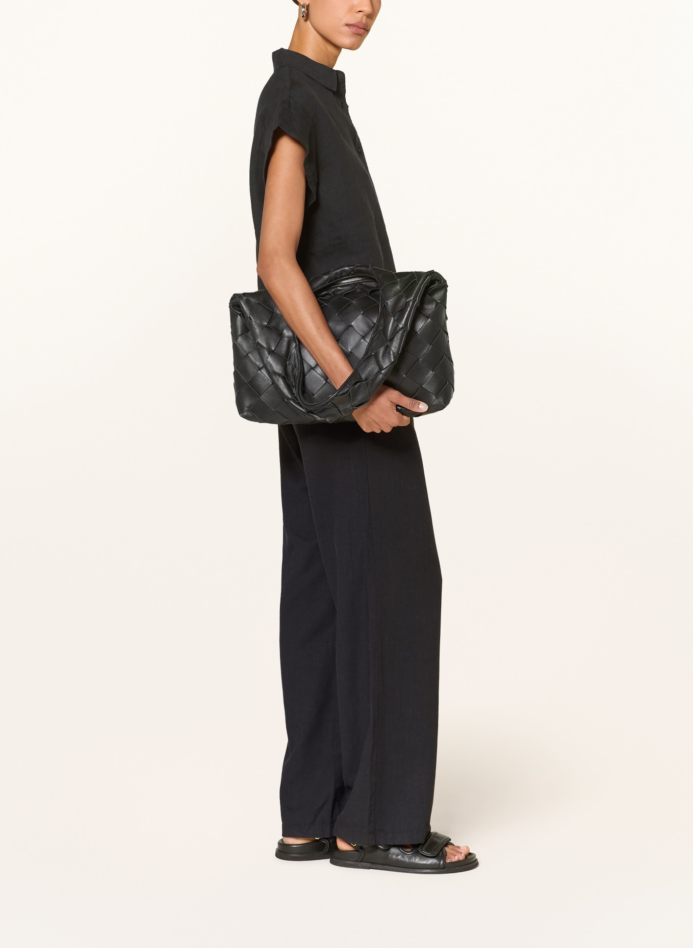 KnowledgeCotton Apparel Hose POSEY: SCHWARZ