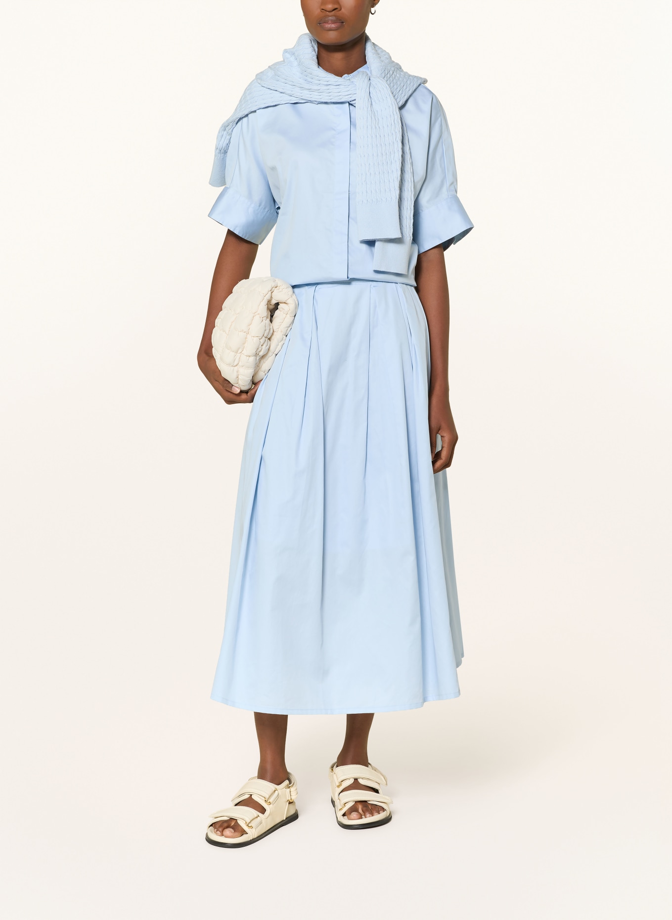 KnowledgeCotton Apparel Rock: HELLBLAU