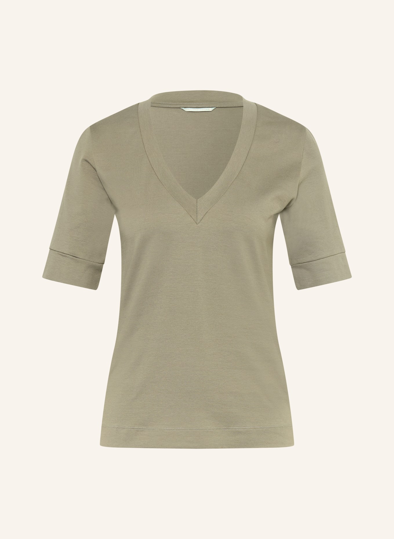 JEANNE BARET T-Shirt ZINNIA: KHAKI