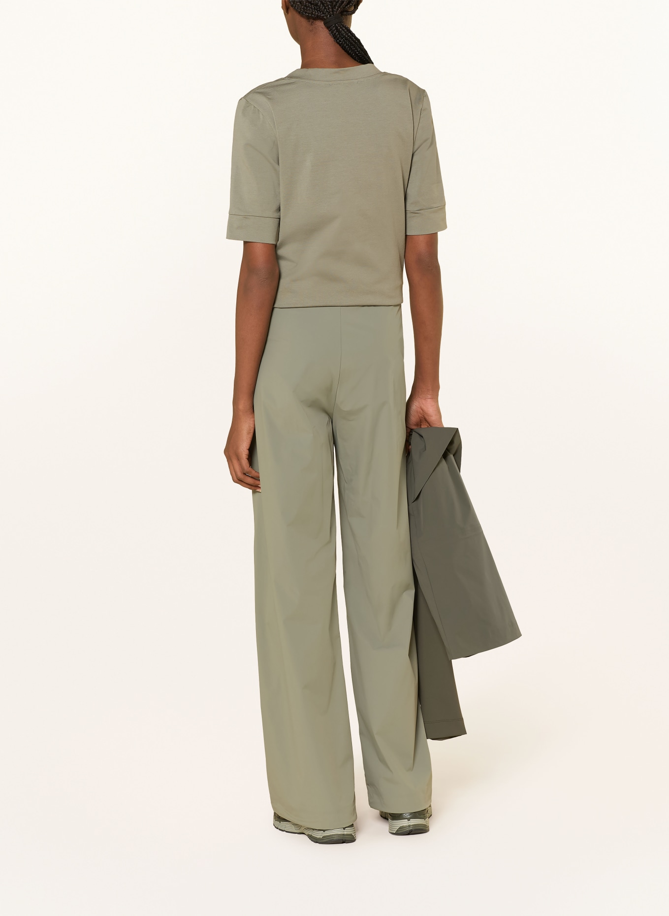 JEANNE BARET T-Shirt ZINNIA: KHAKI