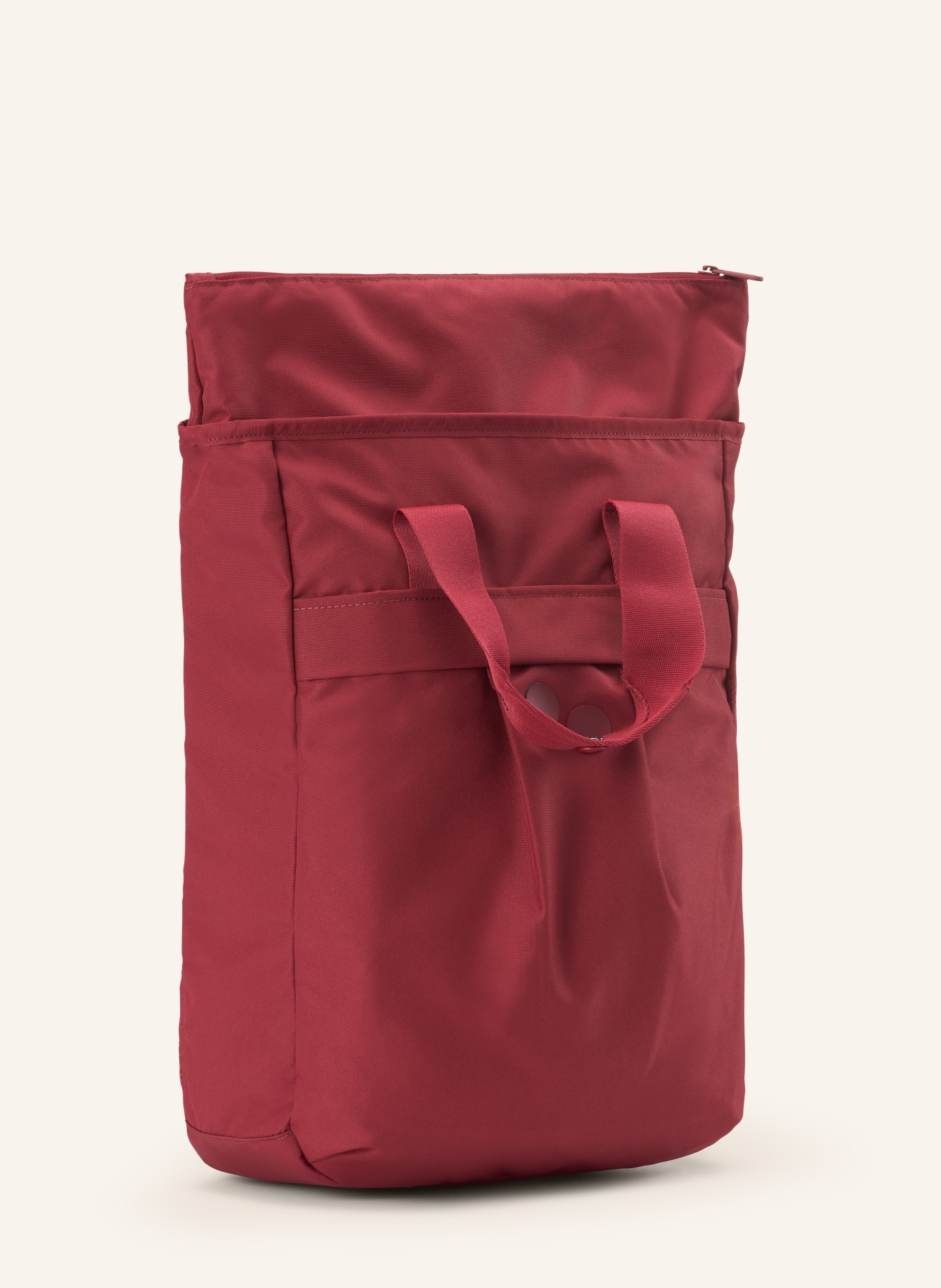 pinqponq Plecak KOMO z przegrodą na laptopa: CIEMNOCZERWONY