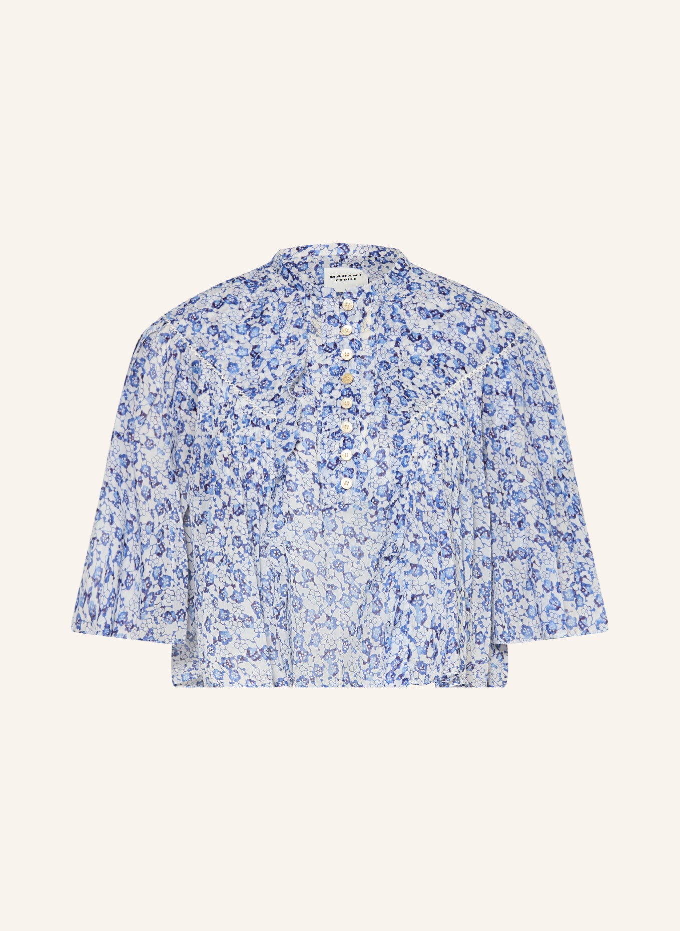 MARANT ÉTOILE Bluse VEELIA: HELLBLAU / BLAU