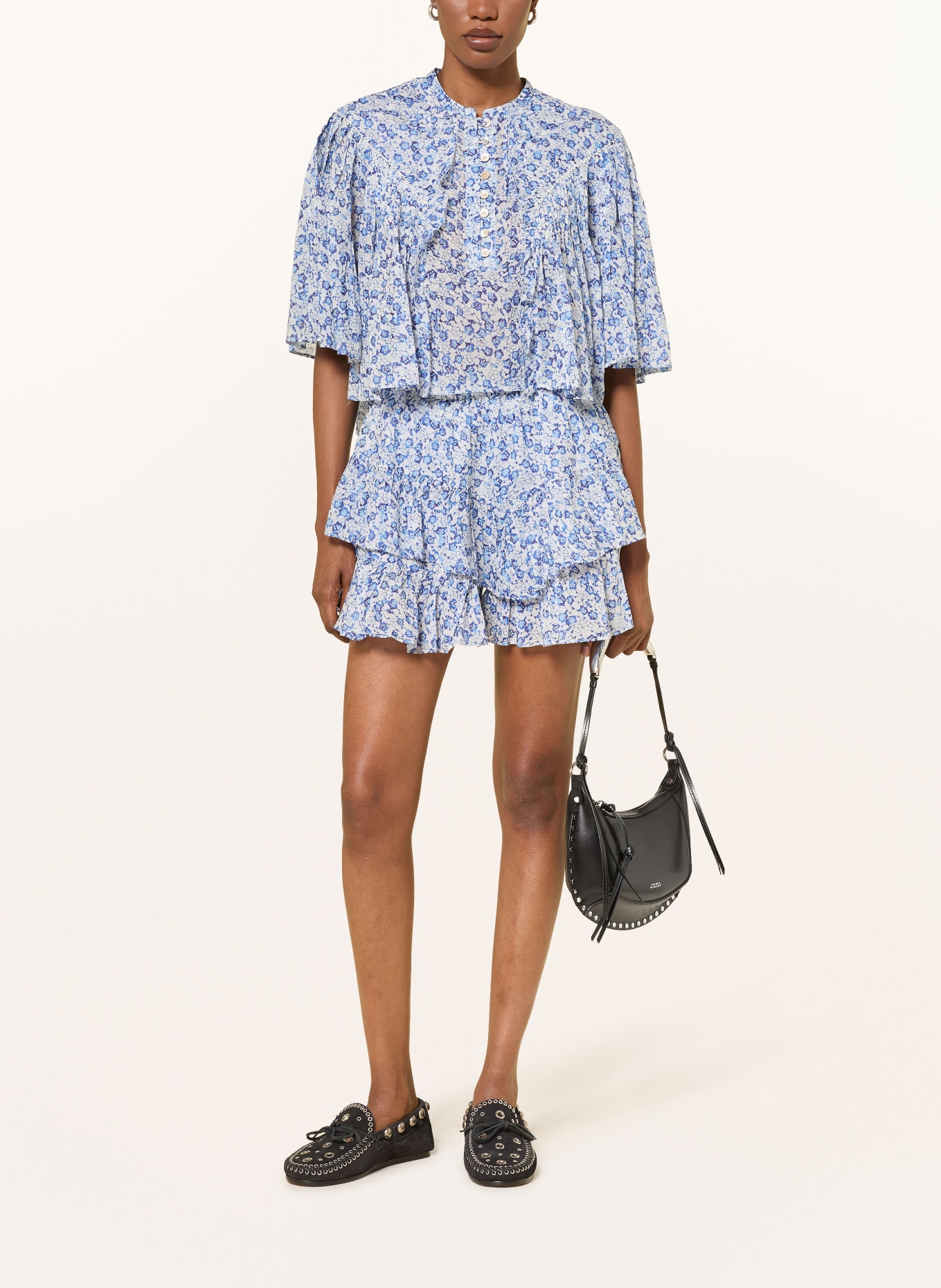 MARANT ÉTOILE Bluse VEELIA: HELLBLAU / BLAU