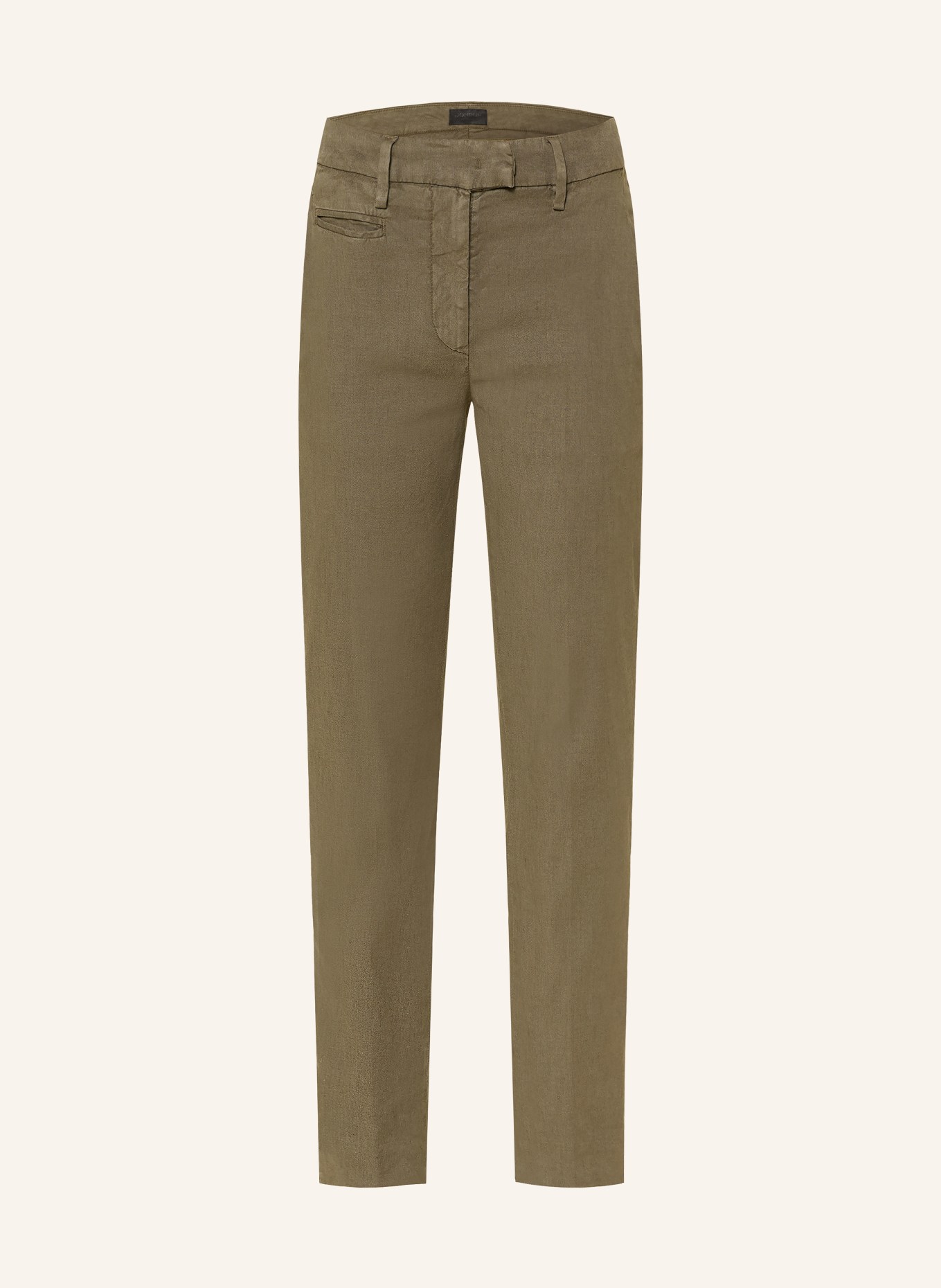 Dondup 7/8-Hose PERFECT mit Leinen: KHAKI