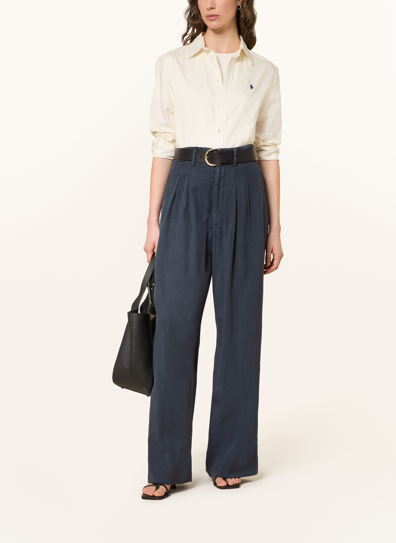 Dondup Kalhoty Marlene ELOUISE: TMAVĚ MODRÁ