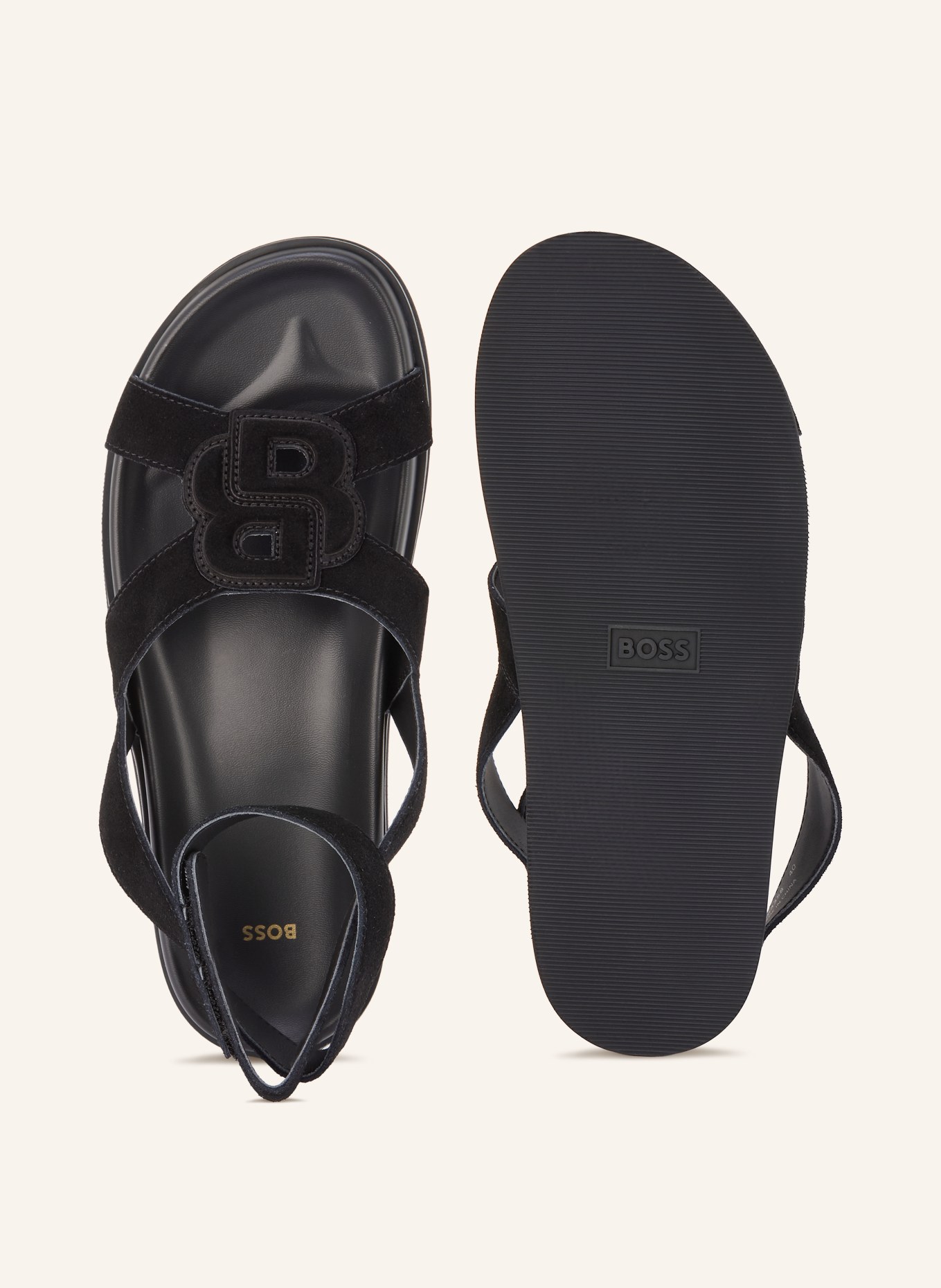 BOSS Sandalen FREYAH: SCHWARZ