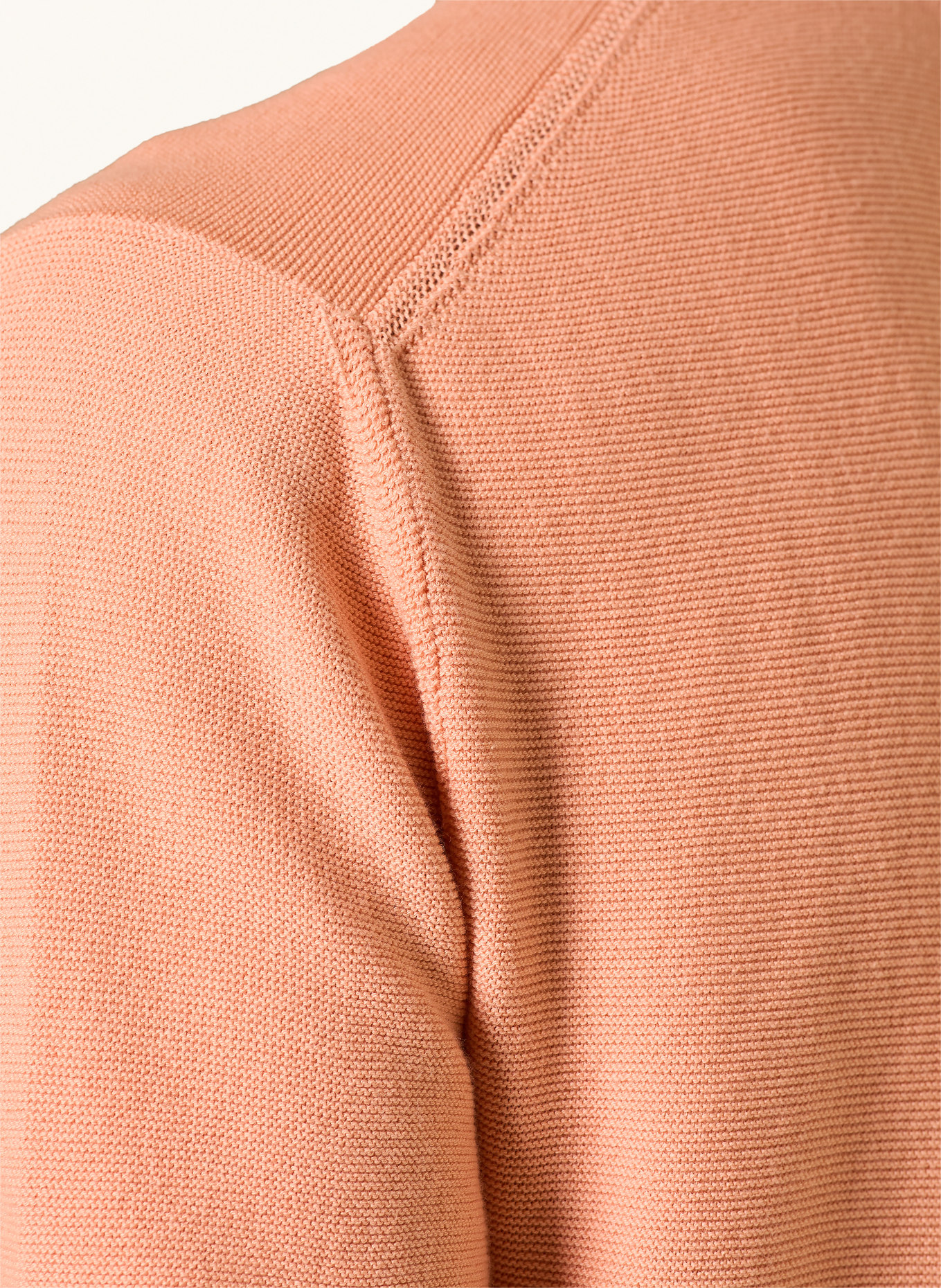 LACOSTE Polo en maille coupe classique: SAUMON