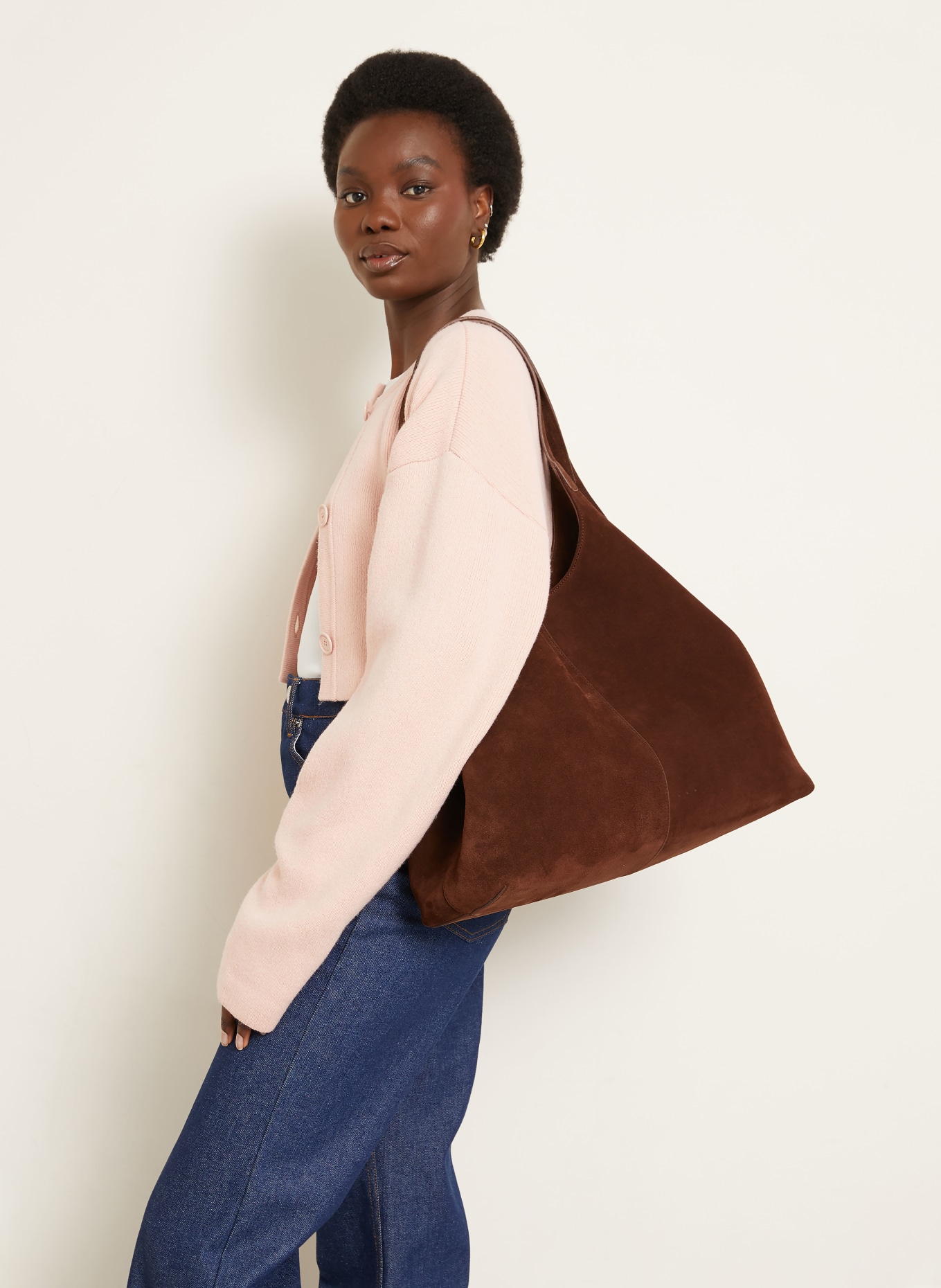 AESTHER EKME Sac cabas CABAS SUPPLE XL: MARRON