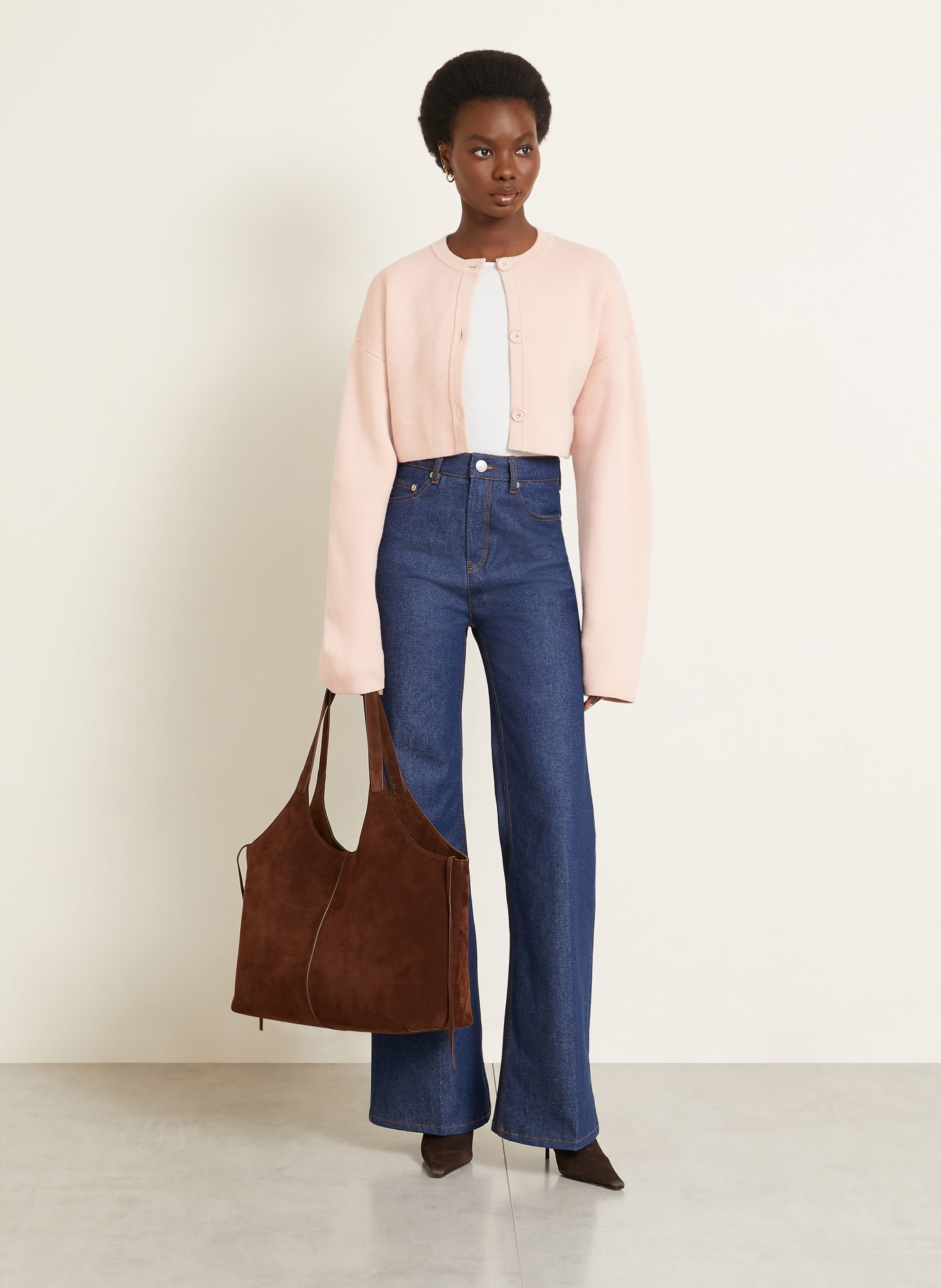 AESTHER EKME Sac cabas CABAS SUPPLE XL: MARRON